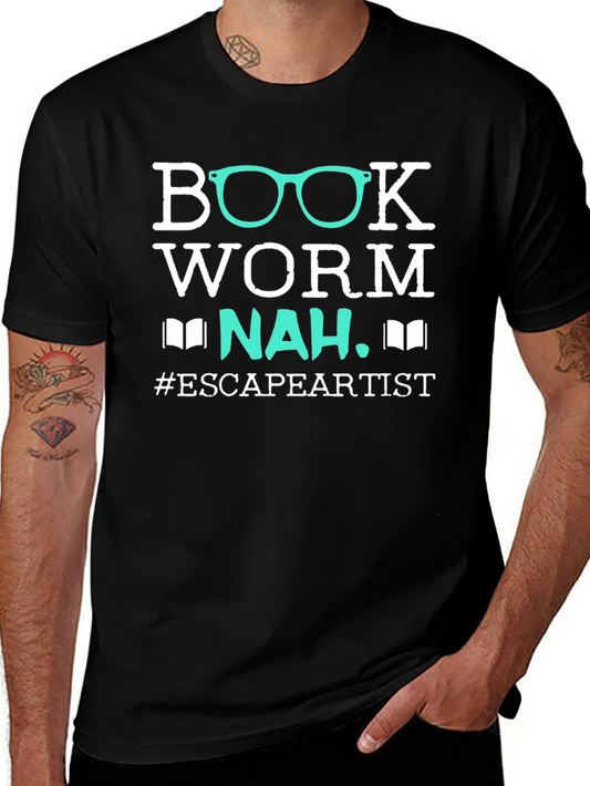 Bookworm Escape Artist Graphic T-Shirt