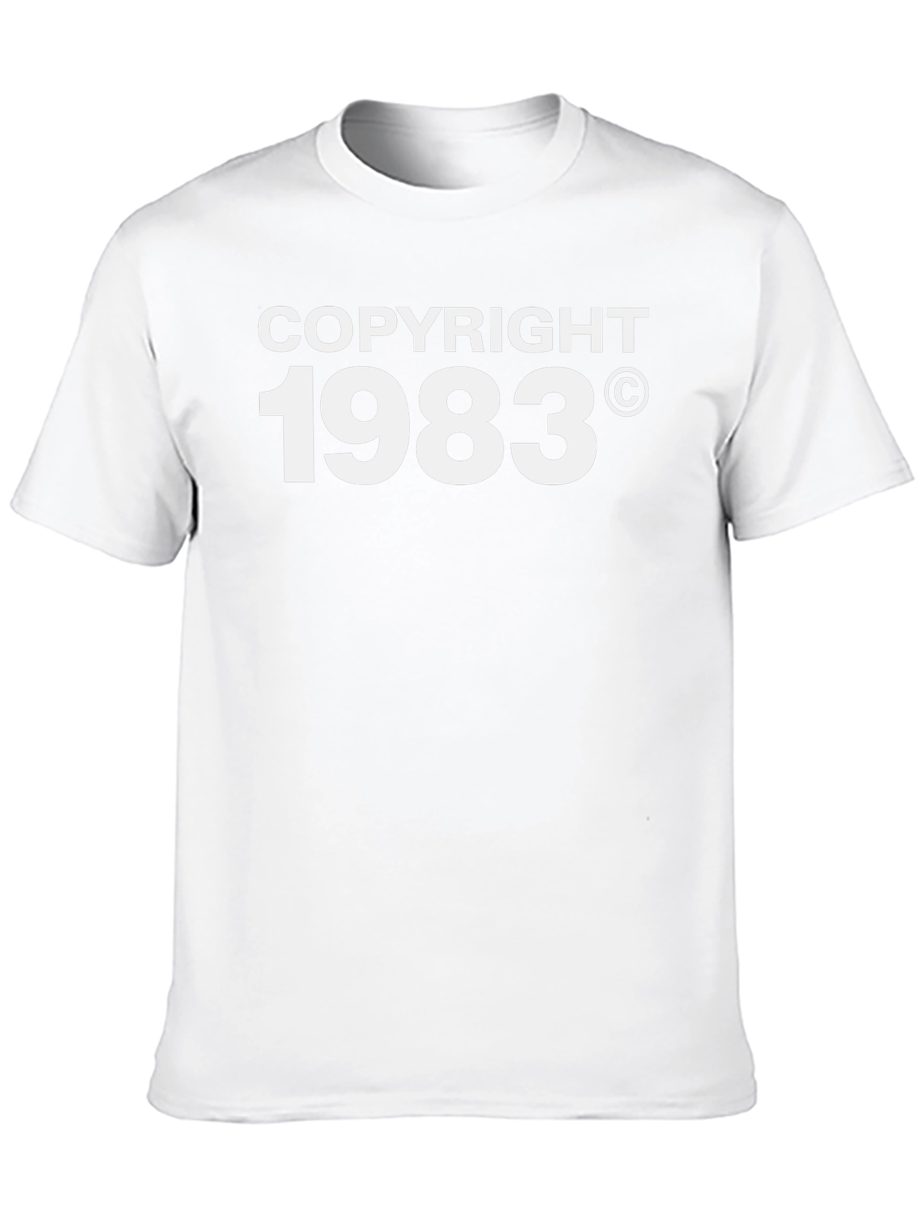 Copyright 1983 Graphic Tee - Retro Style