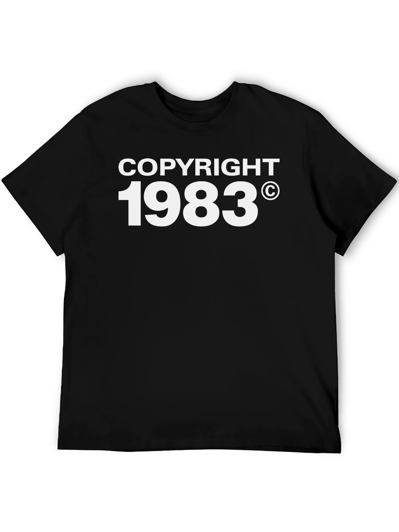 Copyright 1983 Graphic Tee - Retro Style