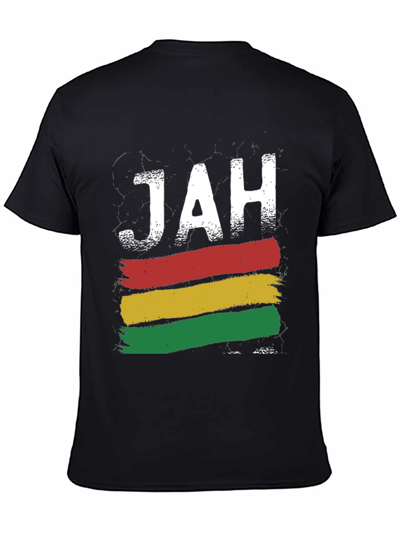Rasta Jah T-Shirt: Reggae Inspired Graphic Tee
