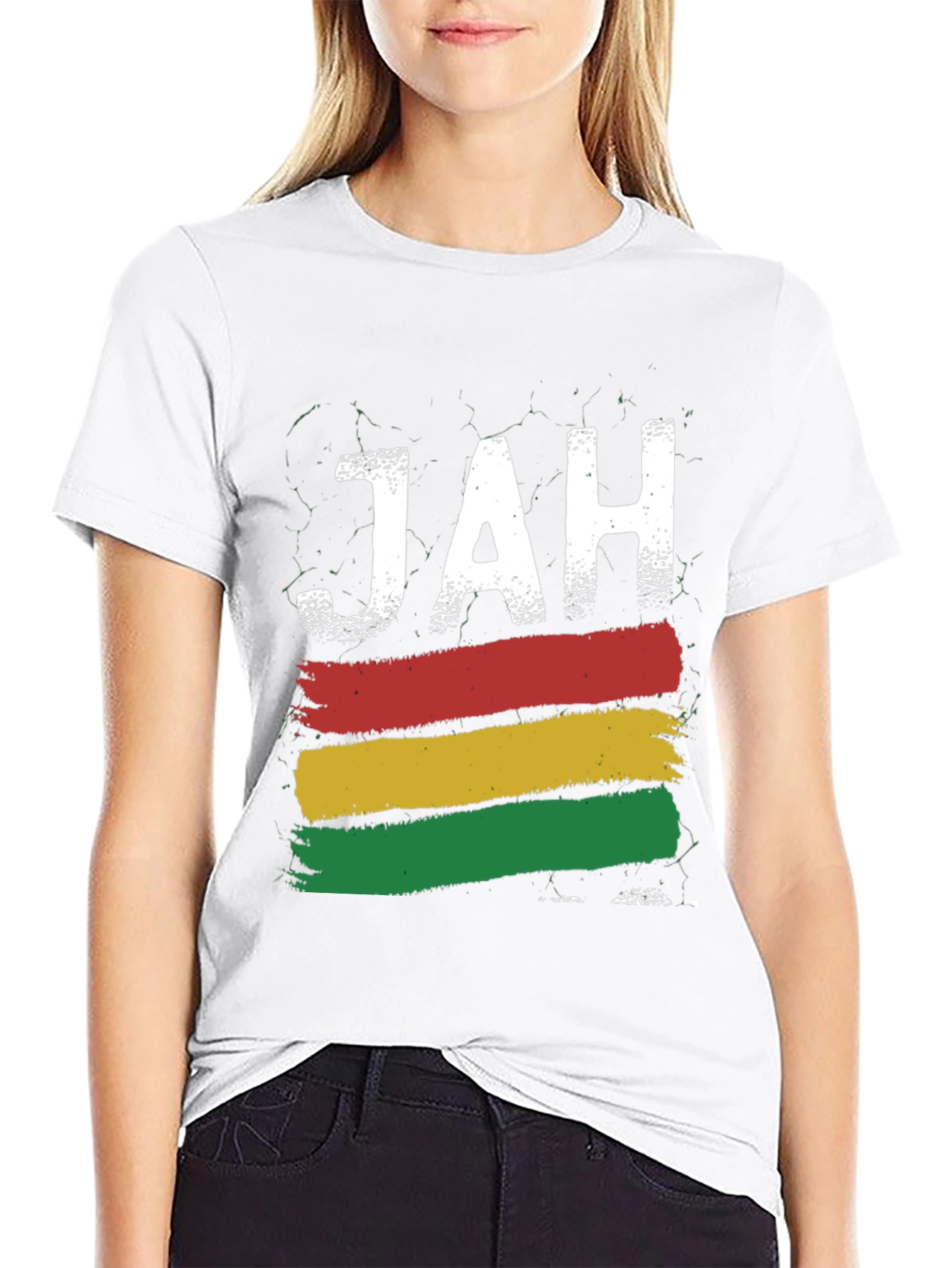 Rasta Jah T-Shirt: Reggae Inspired Graphic Tee