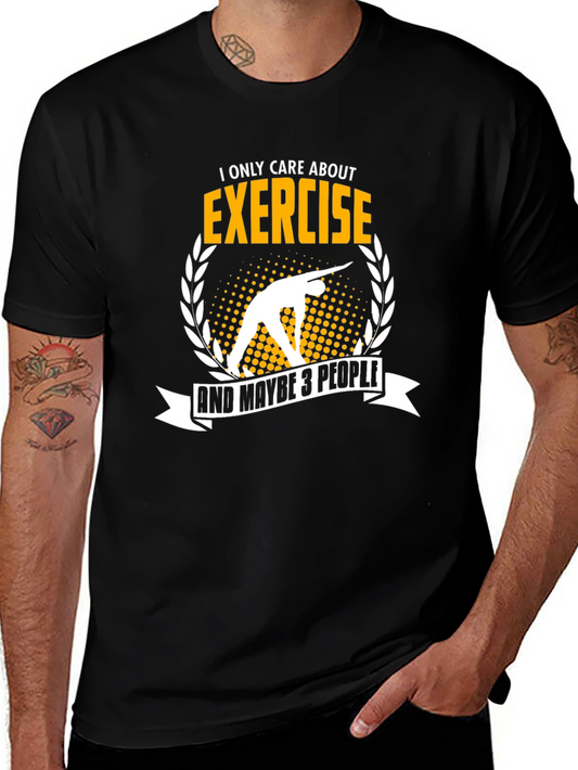 Exercise Lover T-Shirt: Funny Gym Workout Tee