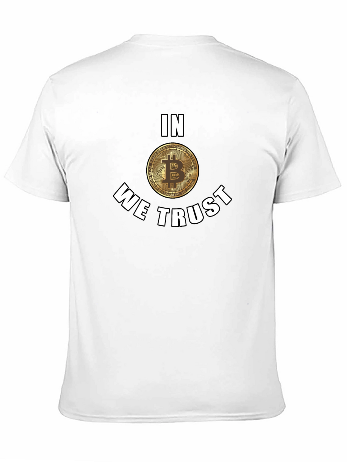 Bitcoin In We Trust Black T-Shirt