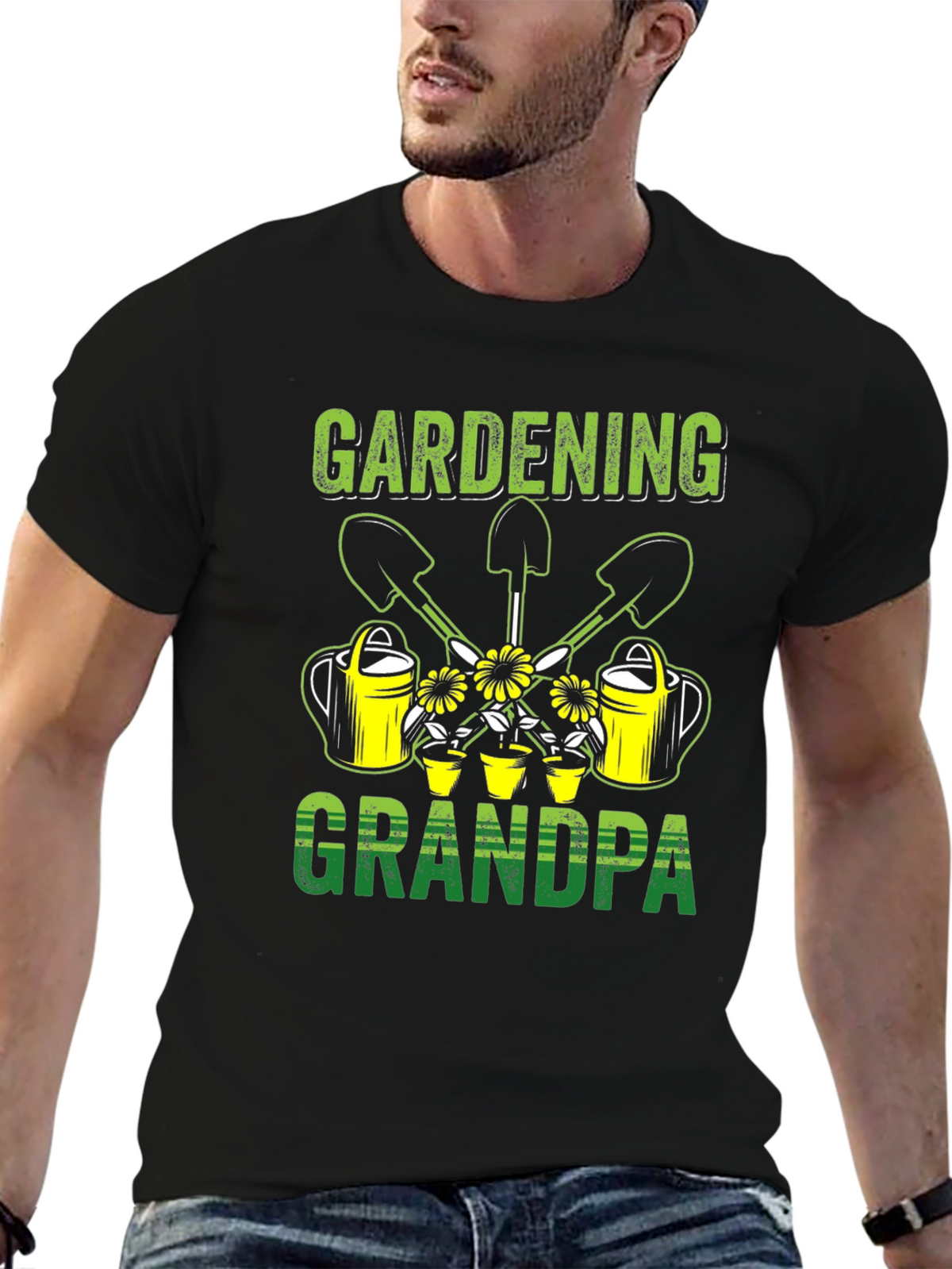 Gardening Grandpa T-Shirt - Gardener Gift