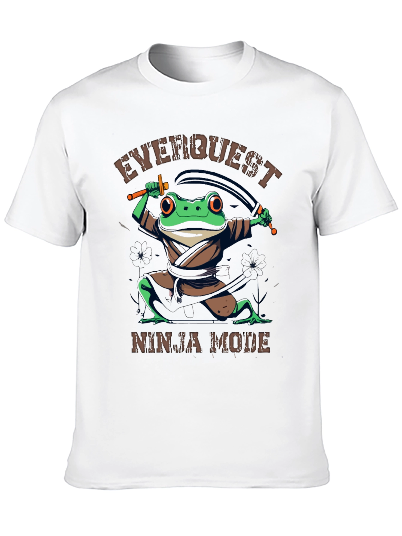 Everquest Ninja Mode Frog Graphic T-Shirt