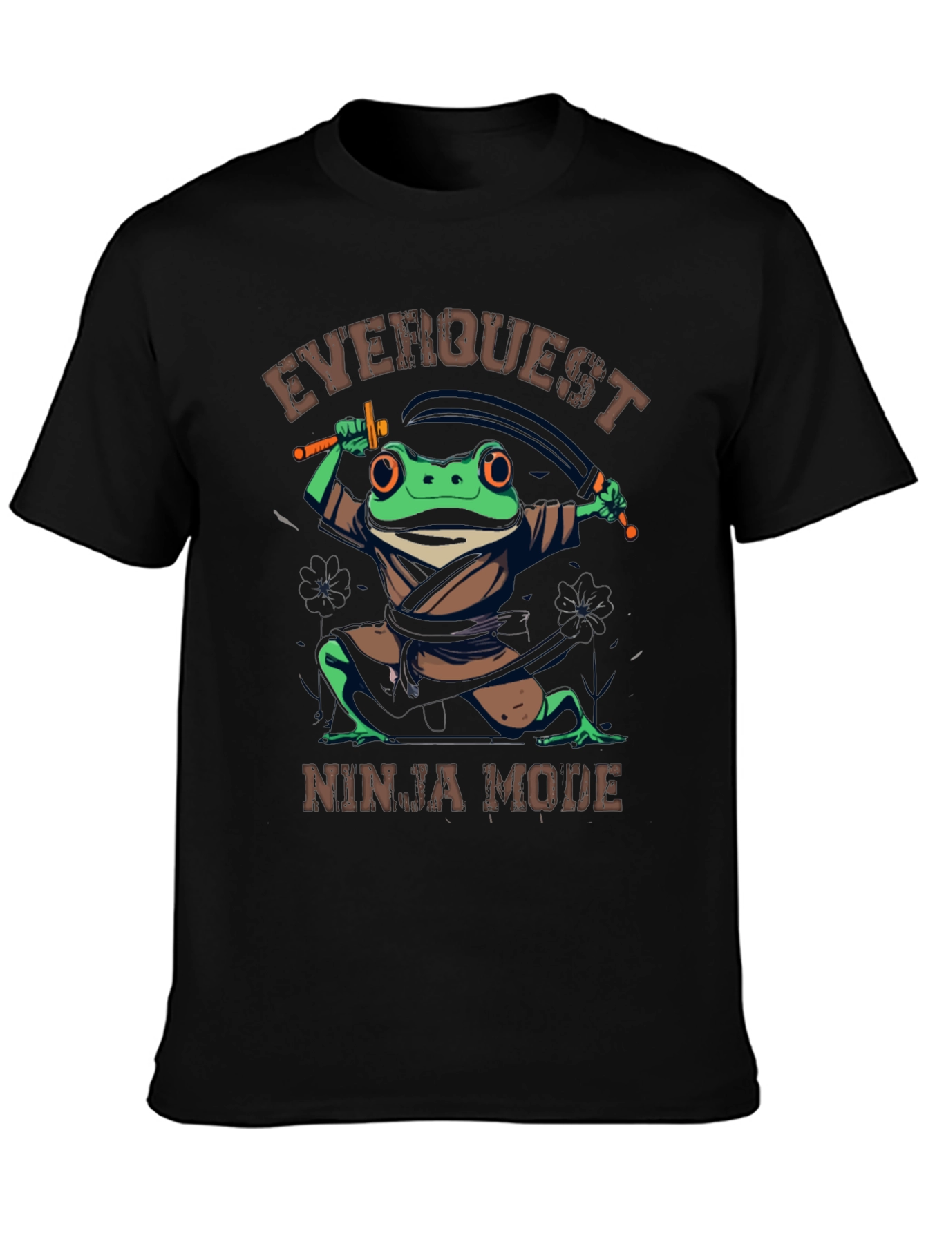 Everquest Ninja Mode Frog Graphic T-Shirt