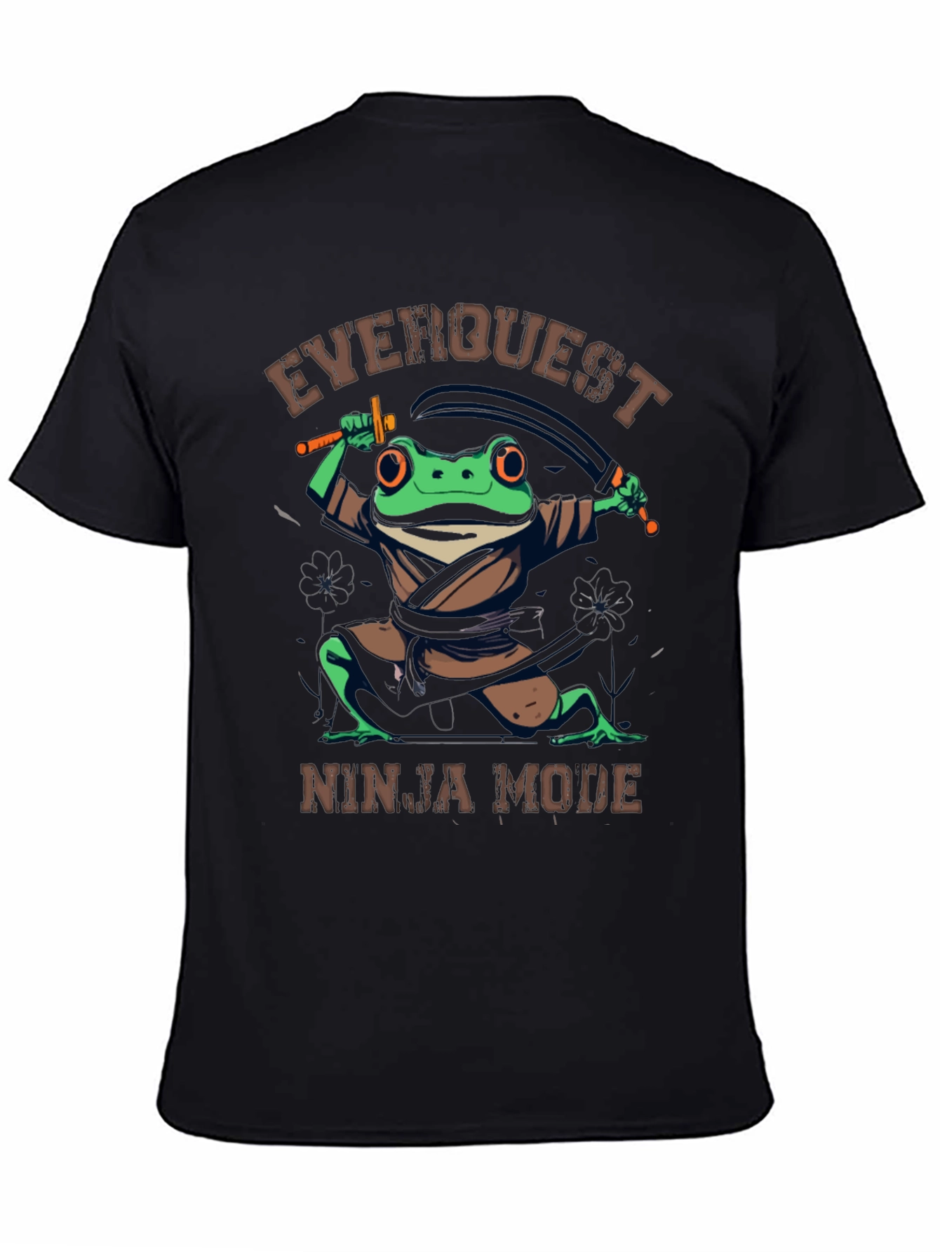 Everquest Ninja Mode Frog Graphic T-Shirt