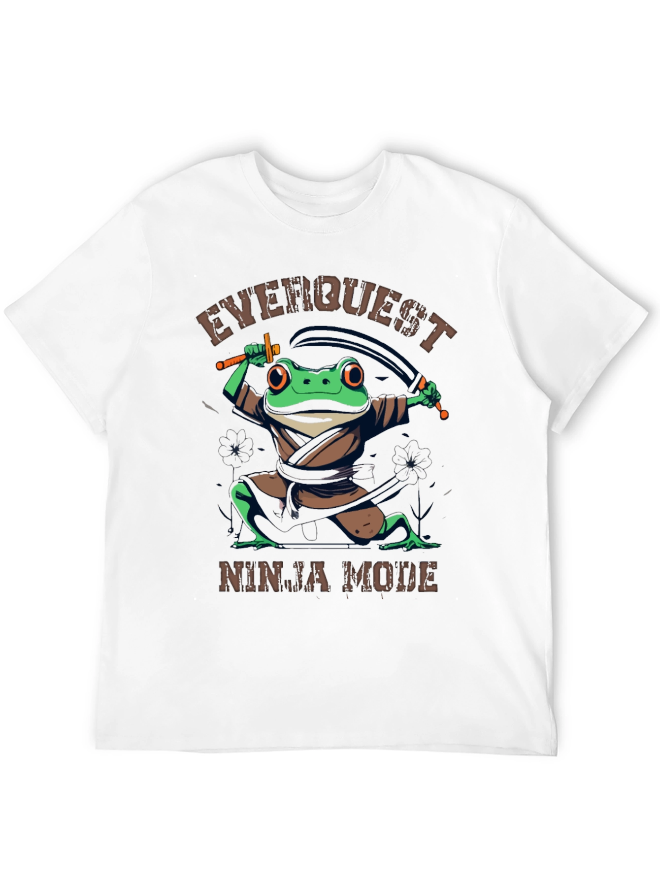 Everquest Ninja Mode Frog Graphic T-Shirt