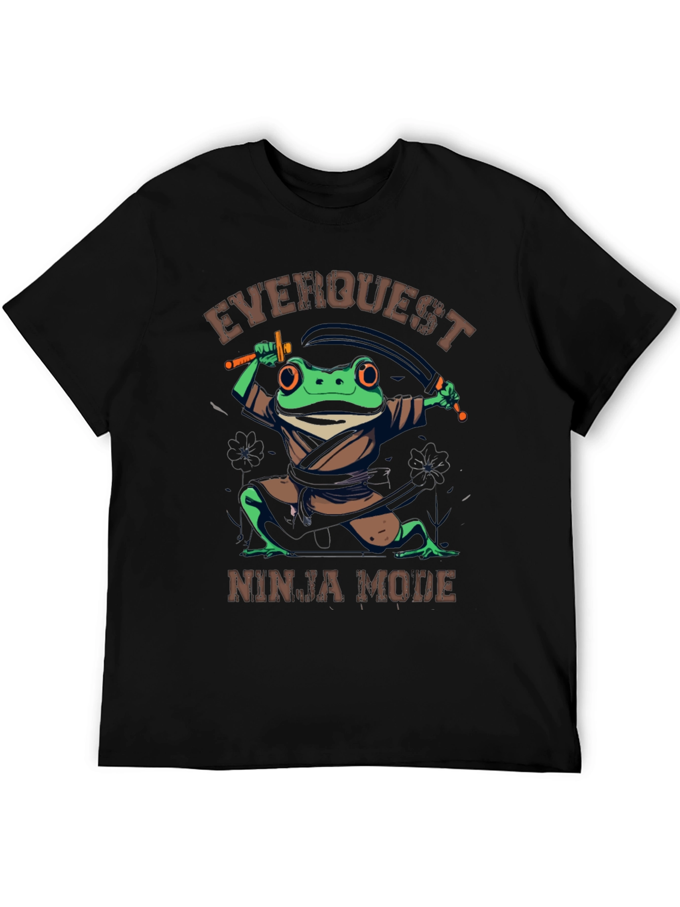 Everquest Ninja Mode Frog Graphic T-Shirt