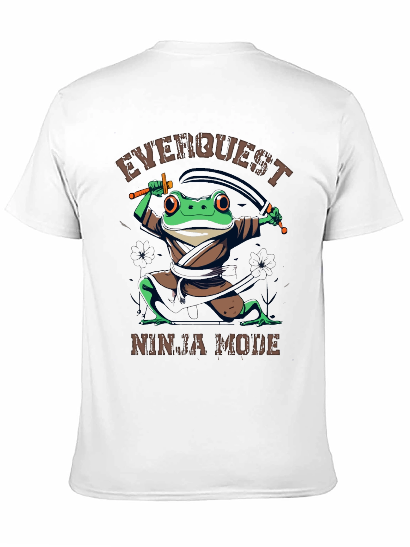 Everquest Ninja Mode Frog Graphic T-Shirt
