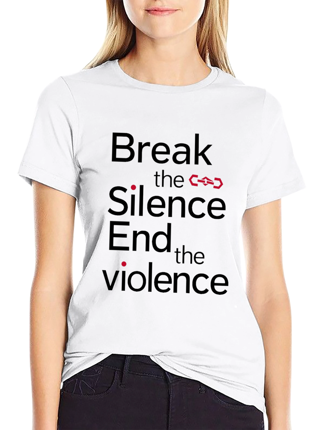 Break the Silence Graphic Tee - End Violence