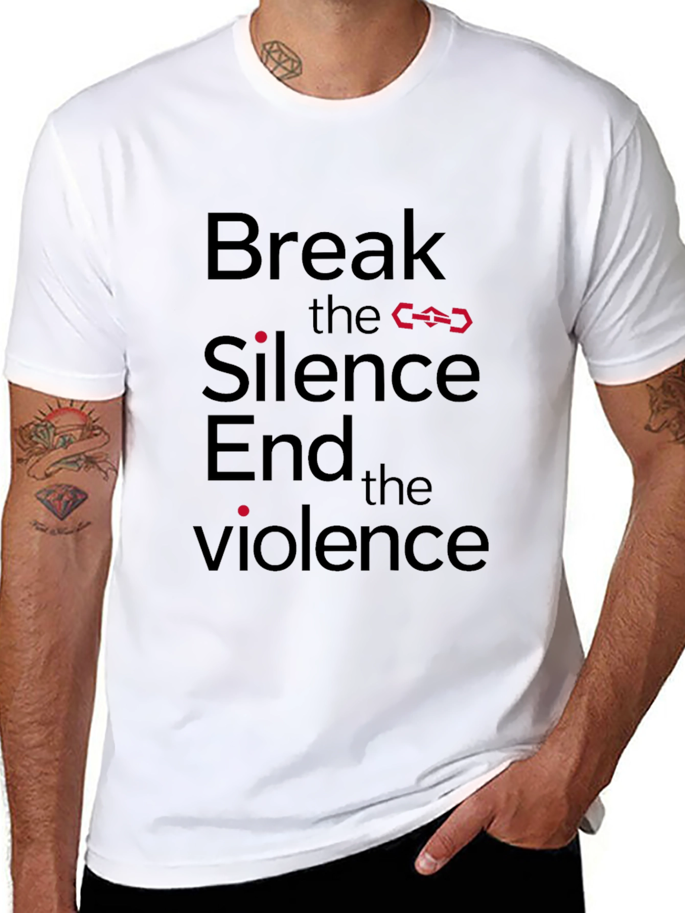 Break the Silence Graphic Tee - End Violence