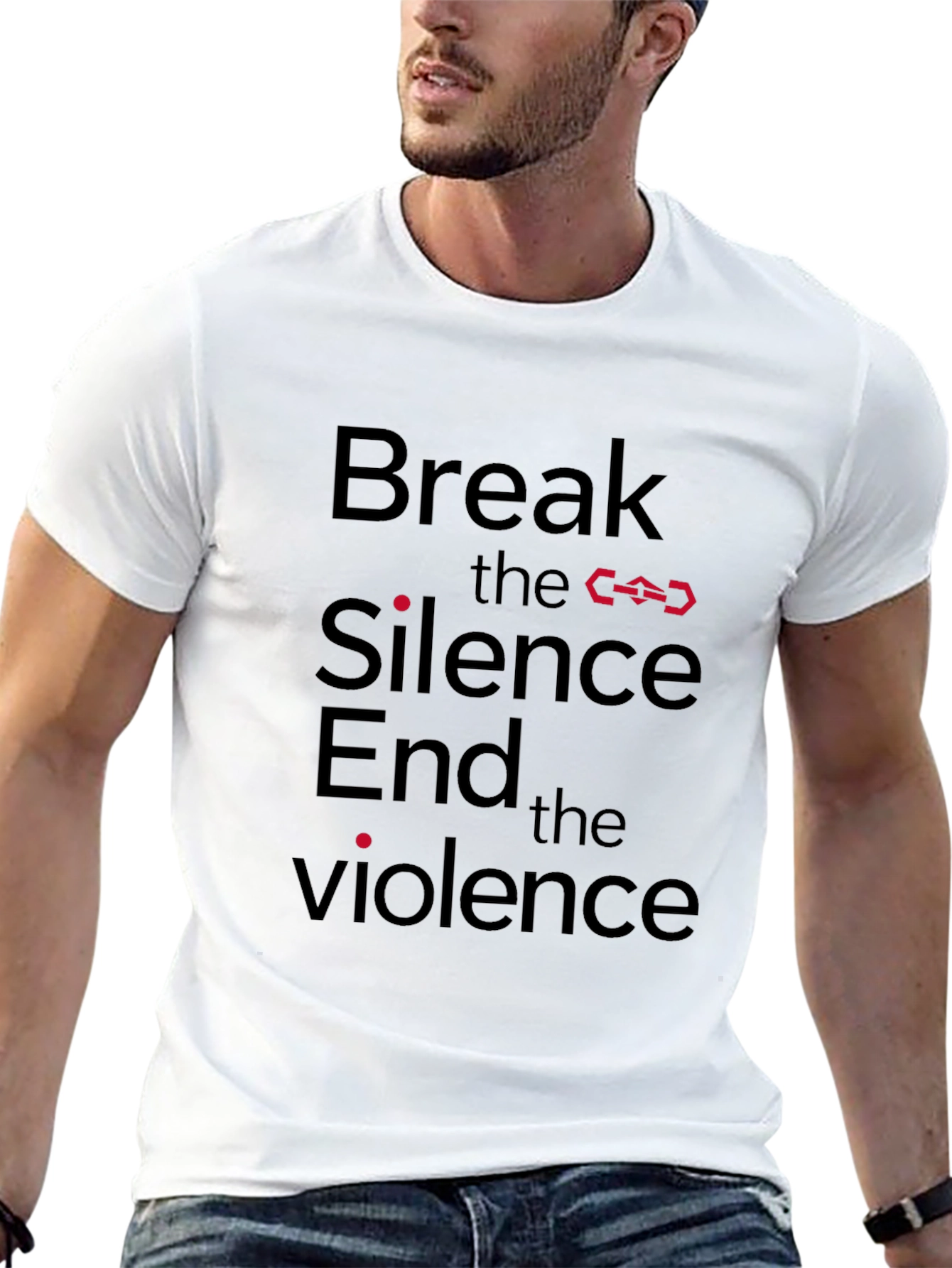 Break the Silence Graphic Tee - End Violence