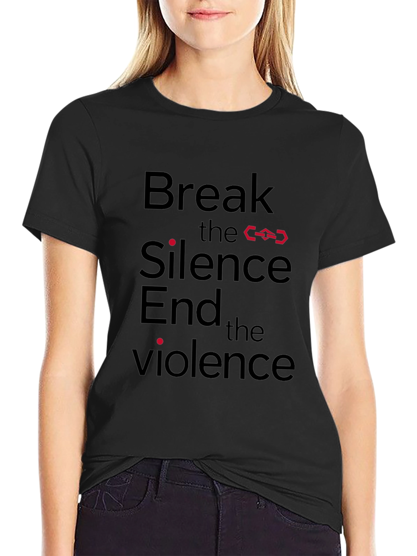 Break the Silence Graphic Tee - End Violence