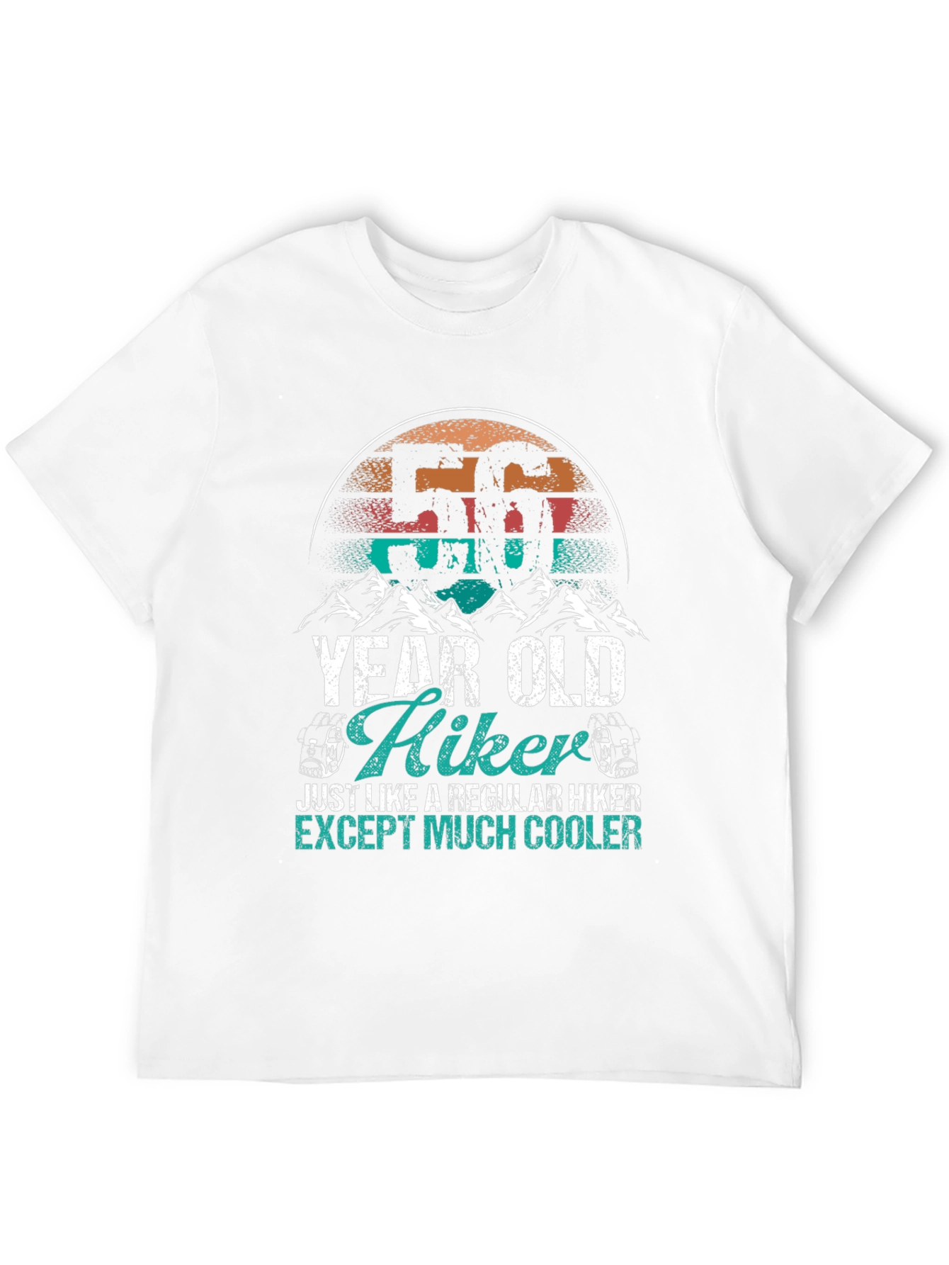 56 Year Old Hiker Graphic Tee