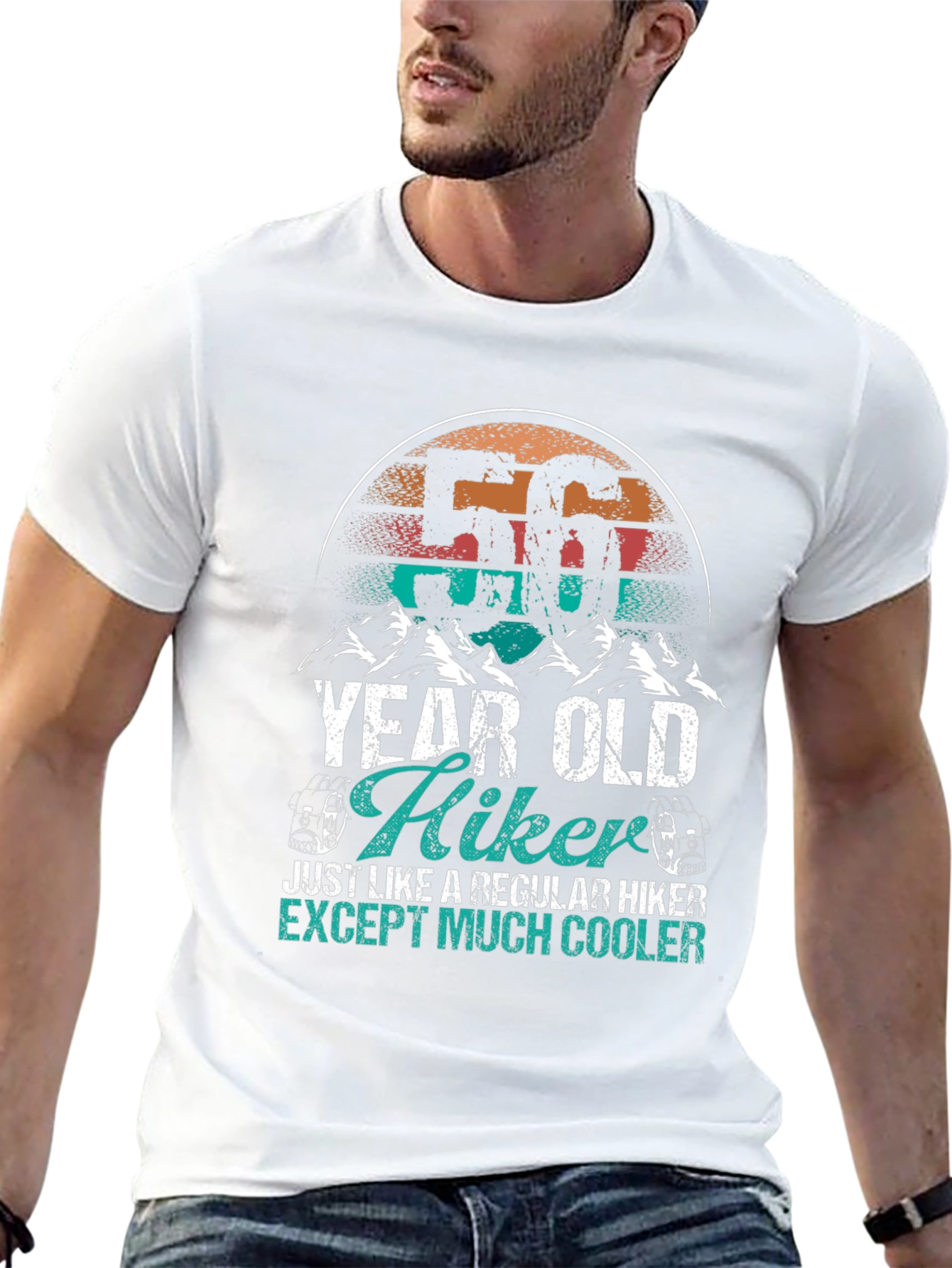 56 Year Old Hiker Graphic Tee