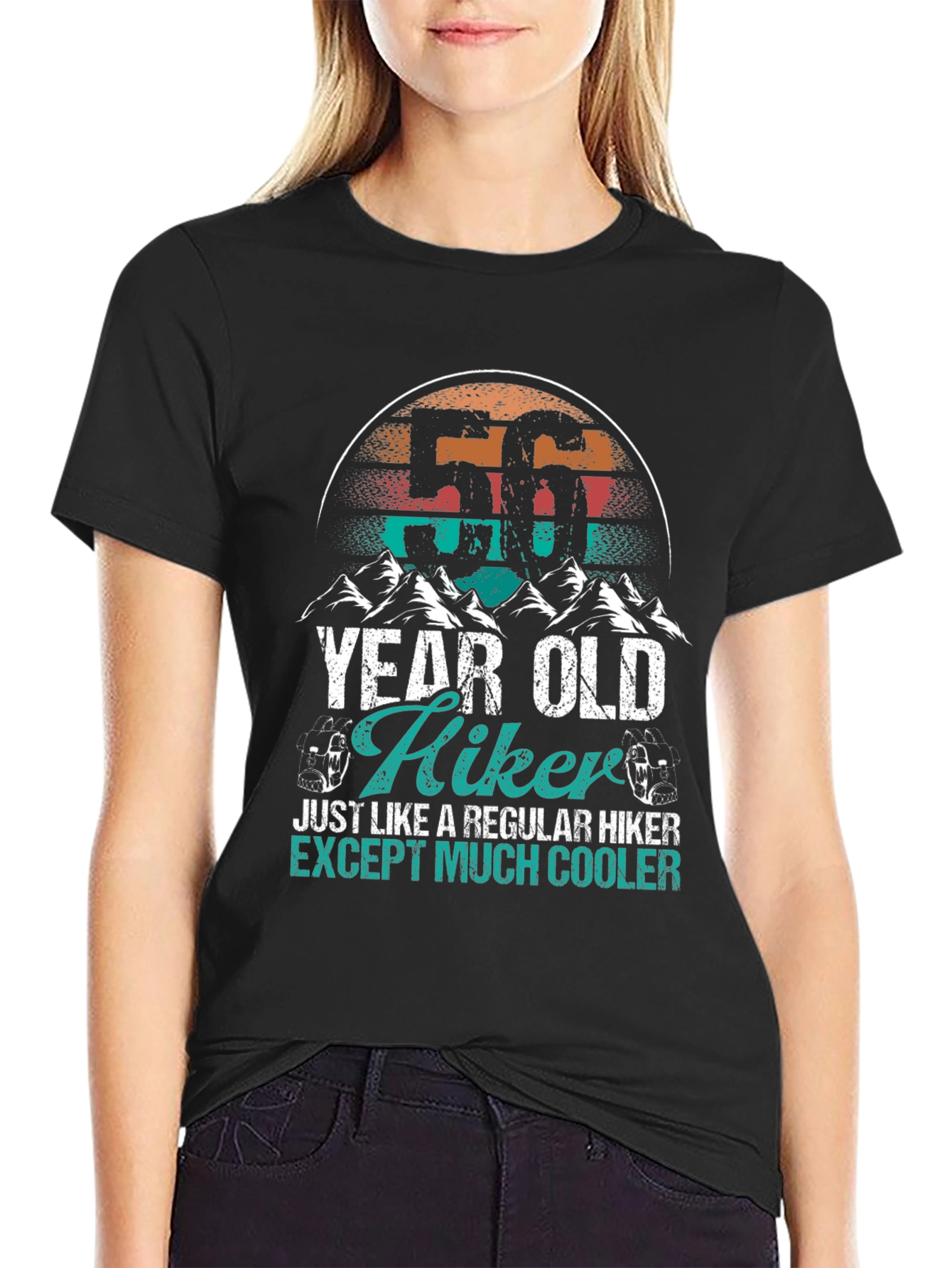 56 Year Old Hiker Graphic Tee