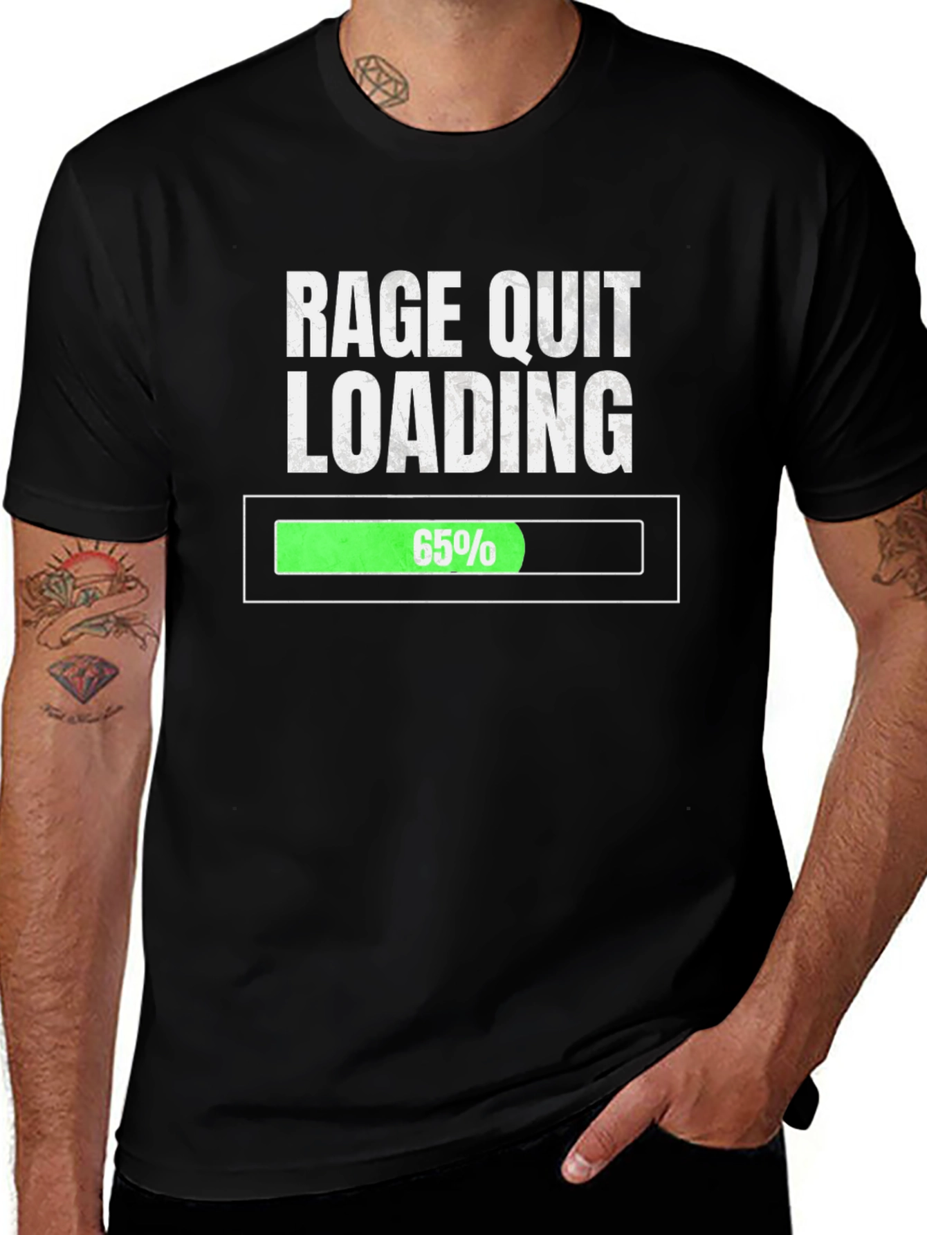 Rage Quit Loading T-Shirt - Gamer Humor Tee