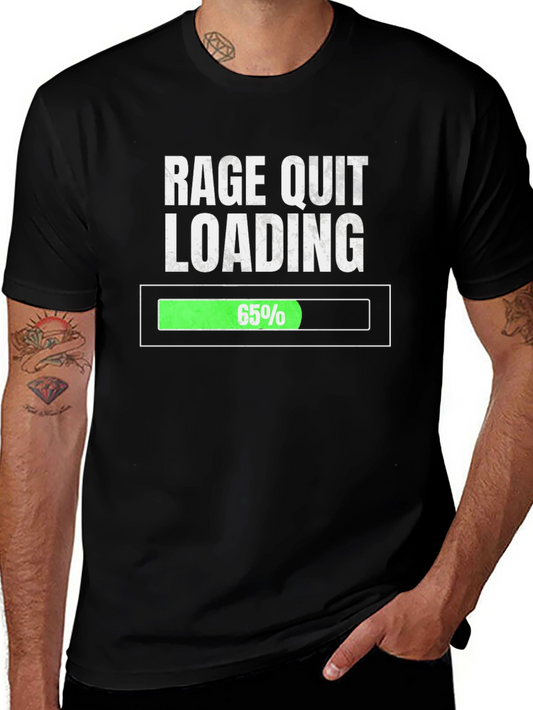 Rage Quit Loading T-Shirt - Gamer Humor Tee
