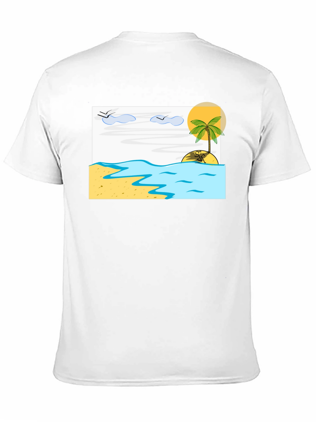 Island Beach T-Shirt - Relaxed Vacation Vibes