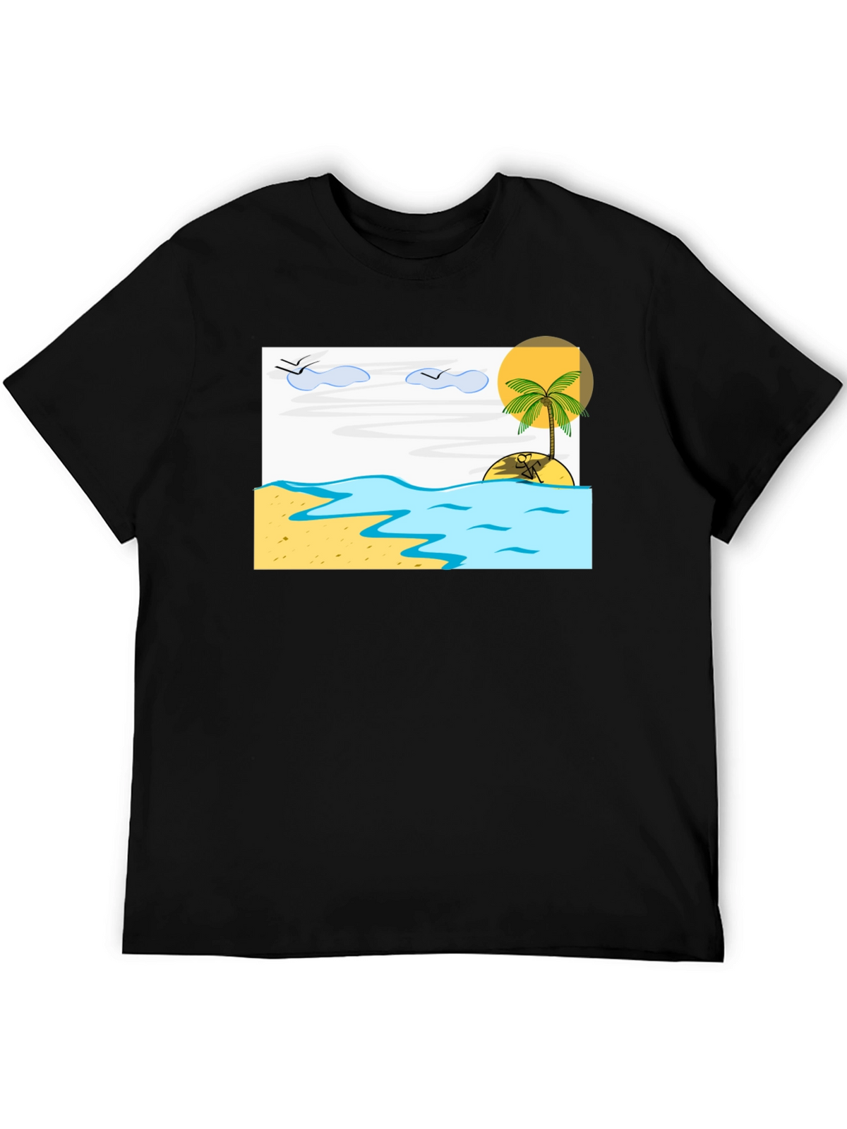 Island Beach T-Shirt - Relaxed Vacation Vibes