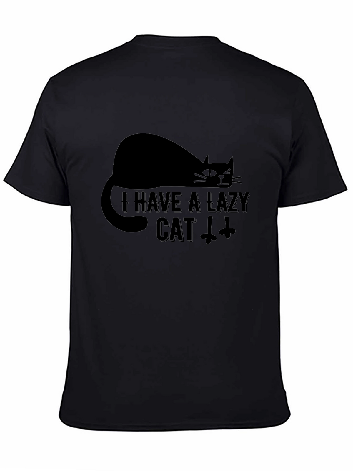 Lazy Cat Graphic T-Shirt - Comfortable & Stylish