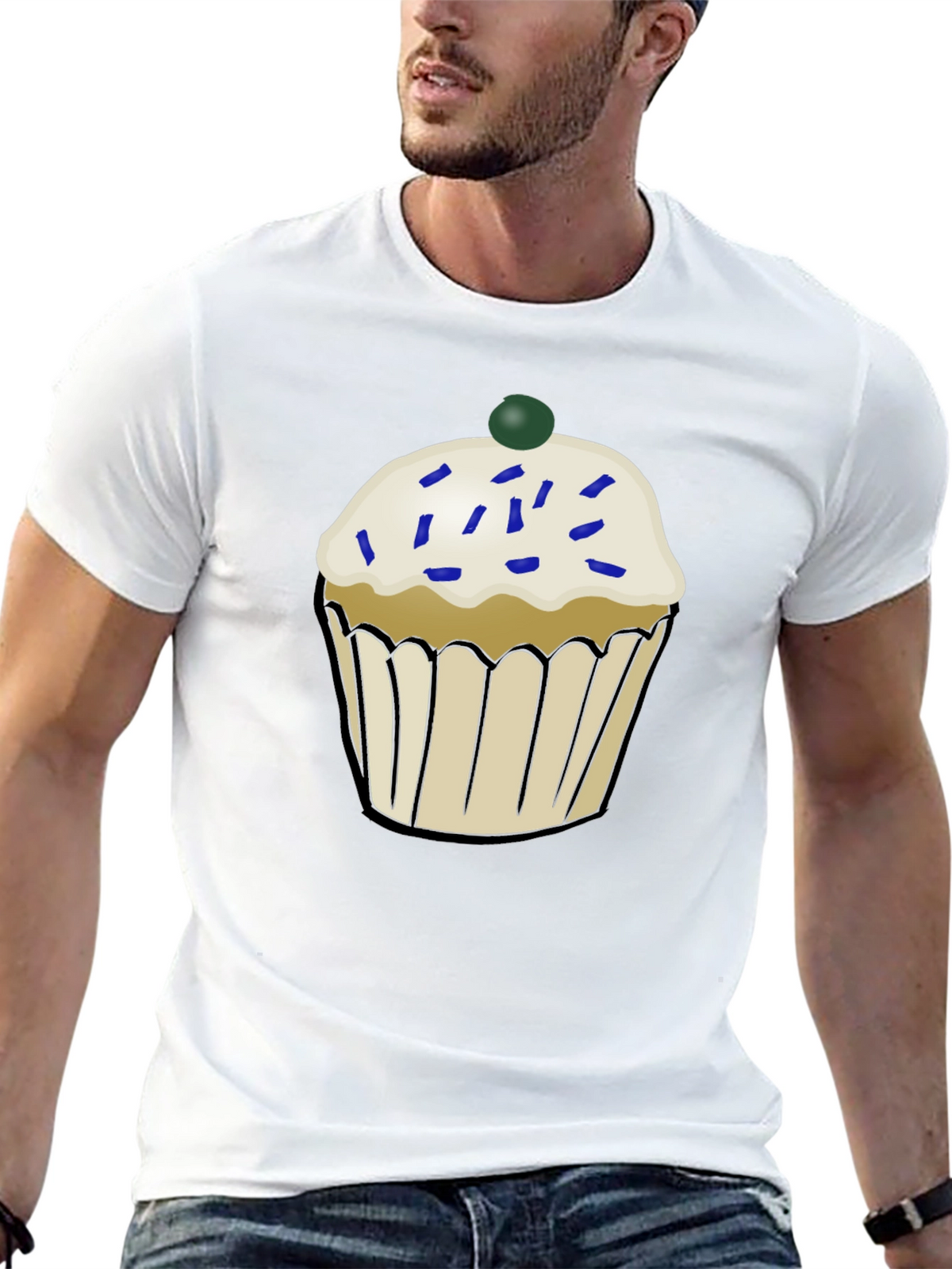 Cupcake Graphic T-Shirt - Sweet Tooth Style!