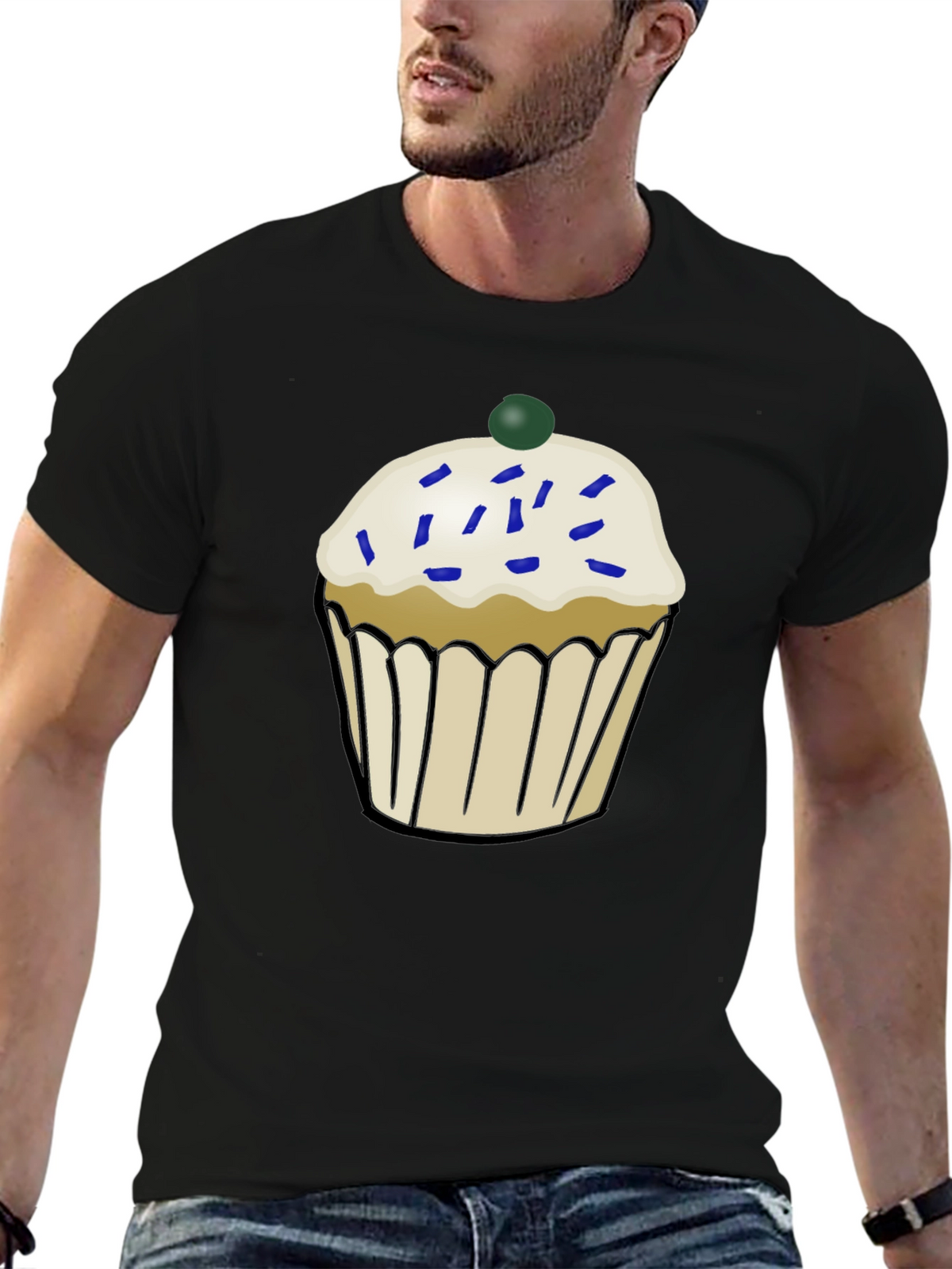 Cupcake Graphic T-Shirt - Sweet Tooth Style!