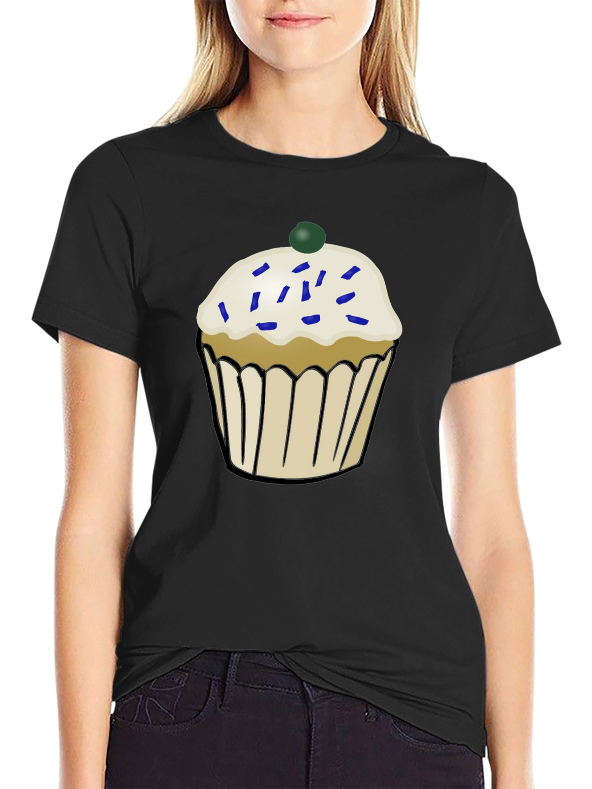 Cupcake Graphic T-Shirt - Sweet Tooth Style!