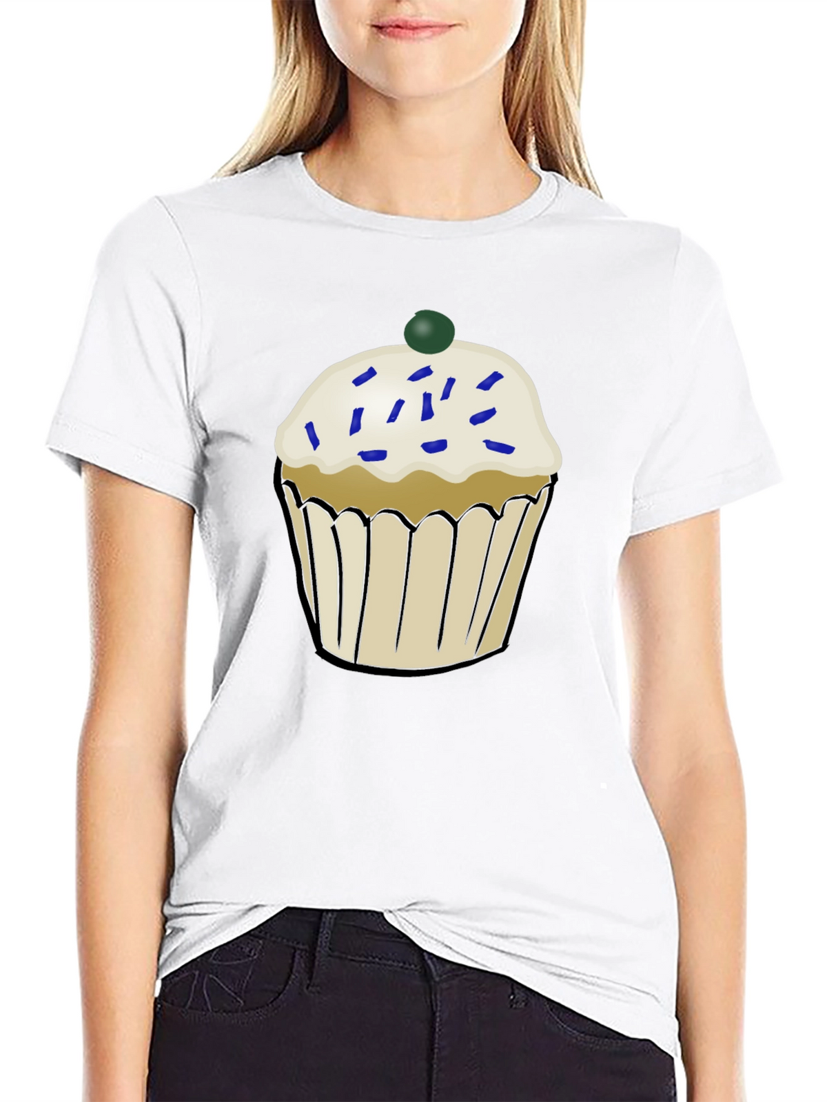 Cupcake Graphic T-Shirt - Sweet Tooth Style!