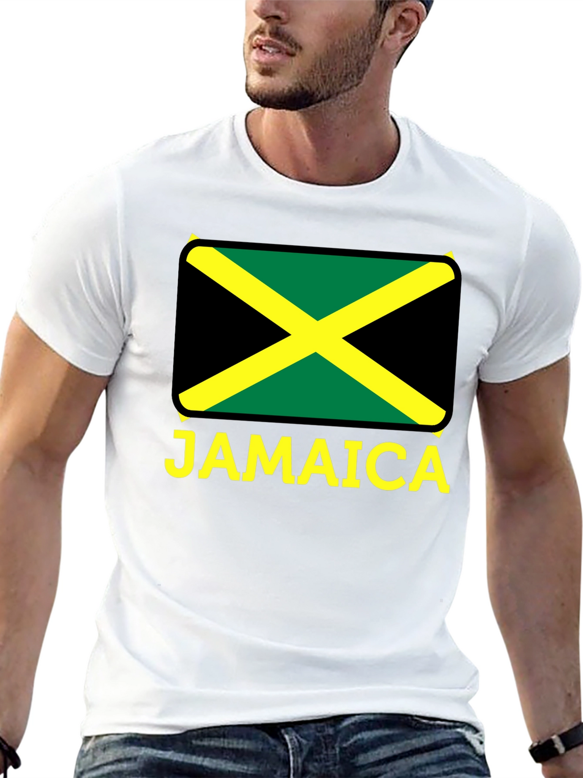 Jamaica Flag Graphic T-Shirt