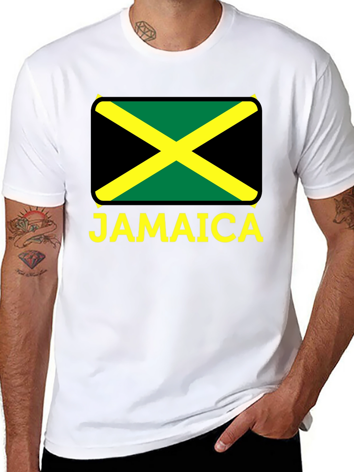 Jamaica Flag Graphic T-Shirt