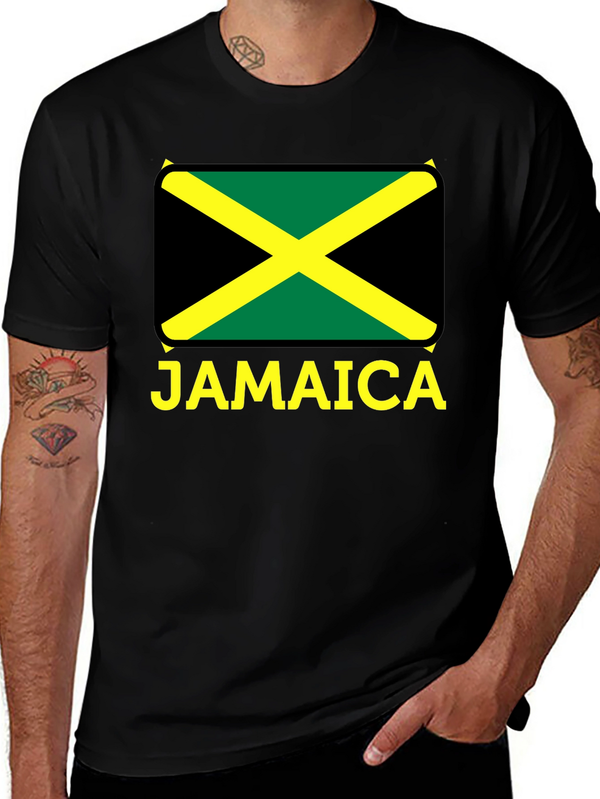 Jamaica Flag Graphic T-Shirt