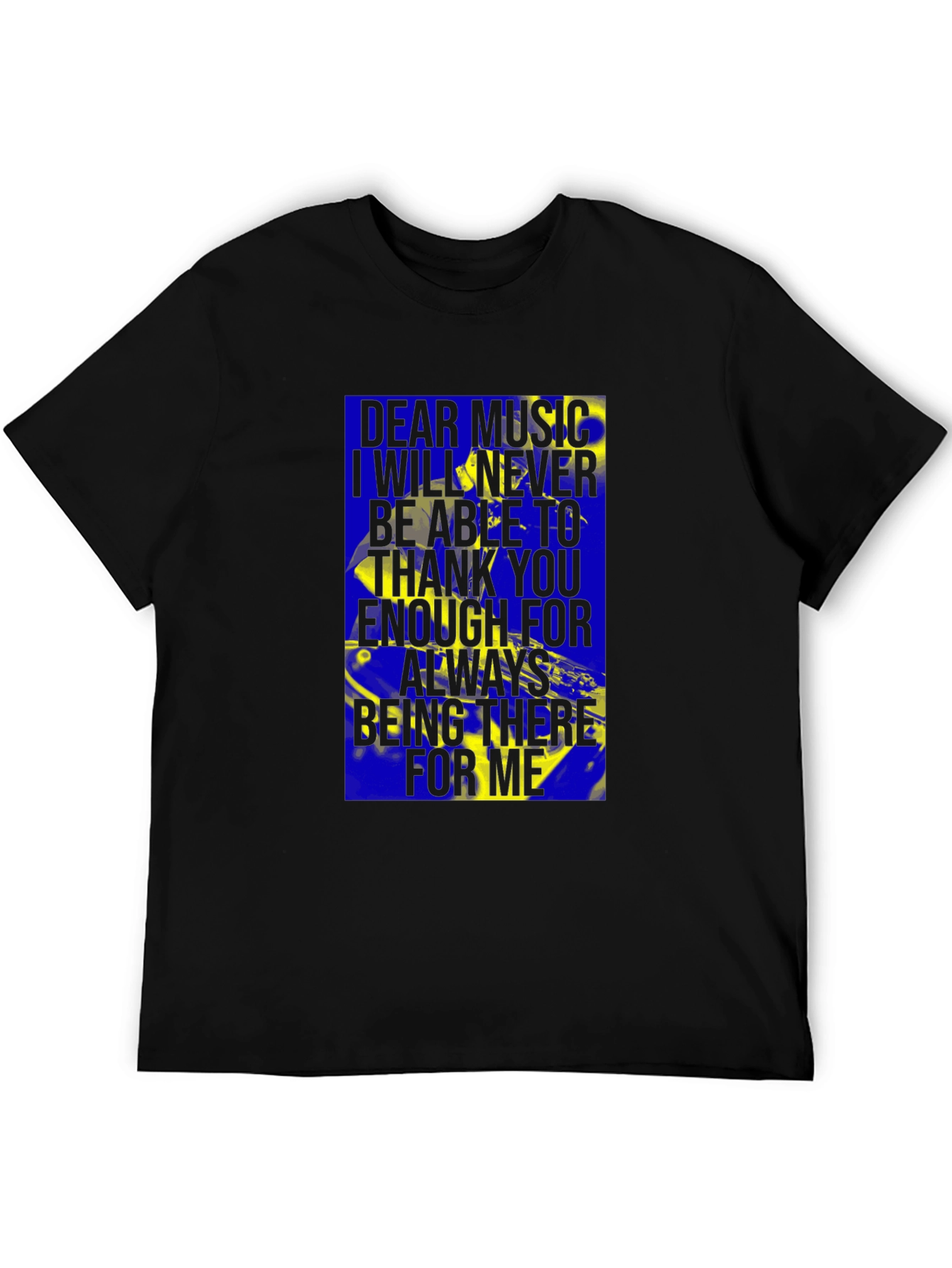 Dear Music Graphic T-Shirt - Comfort Fit