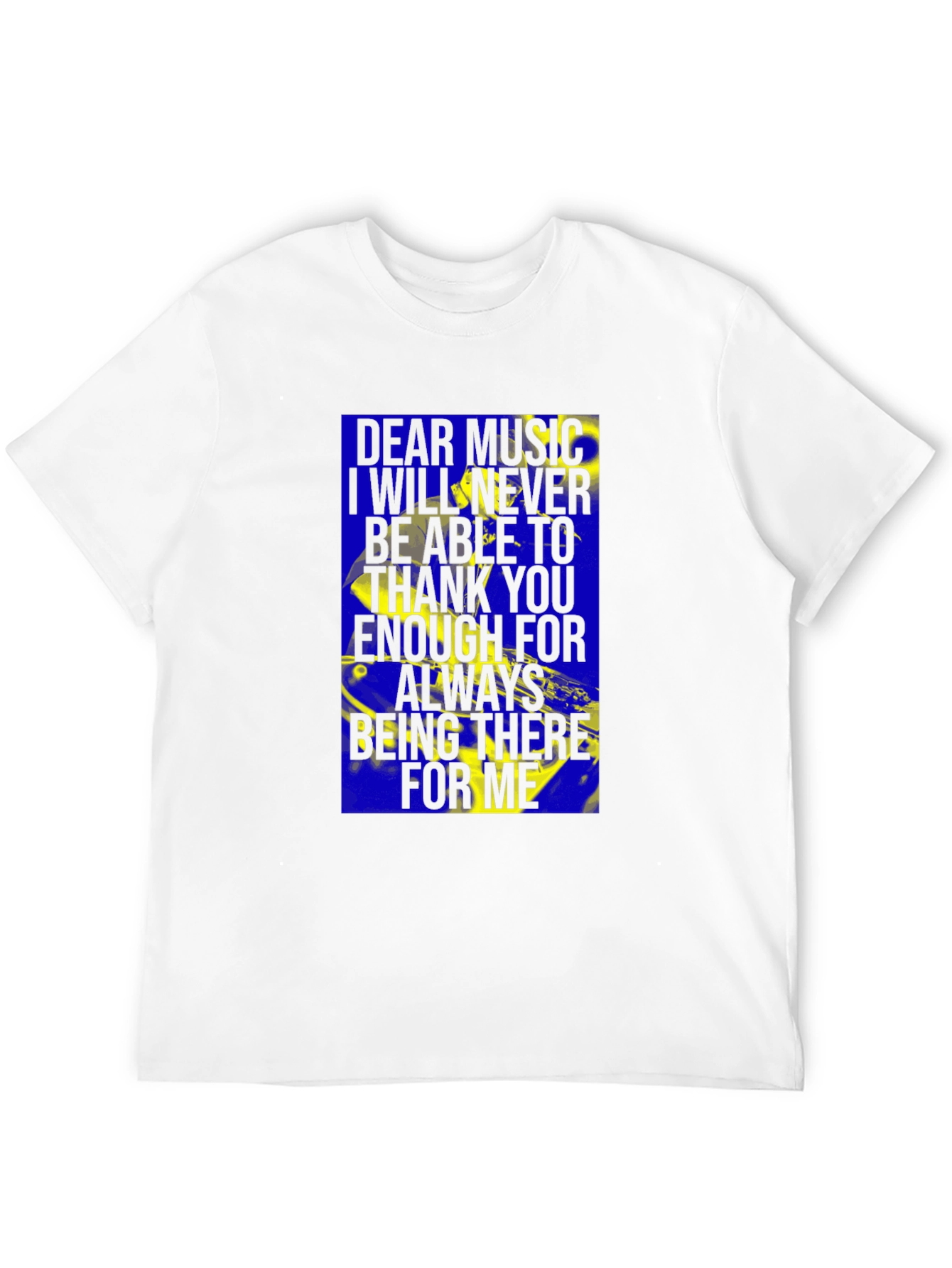 Dear Music Graphic T-Shirt - Comfort Fit