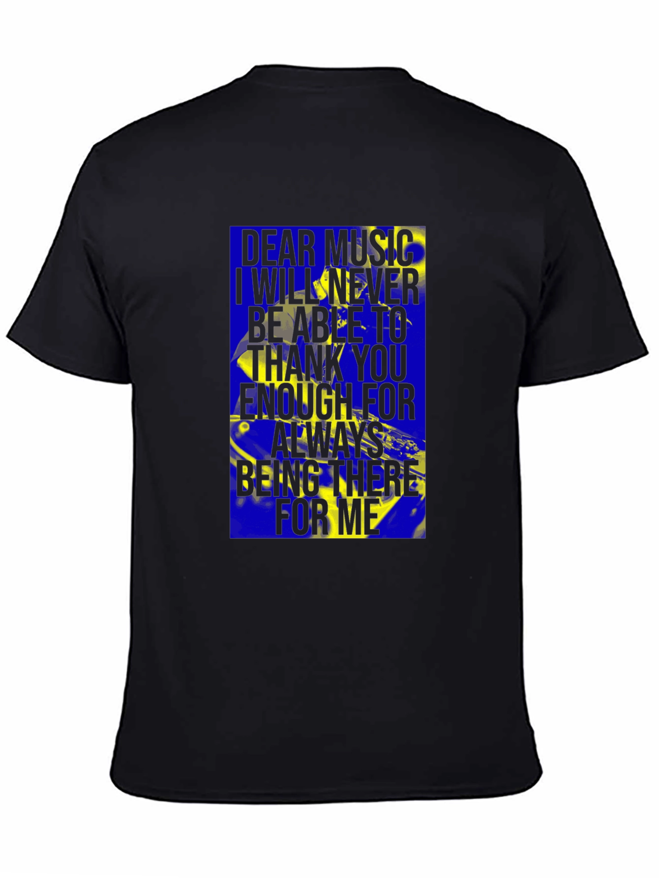 Dear Music Graphic T-Shirt - Comfort Fit