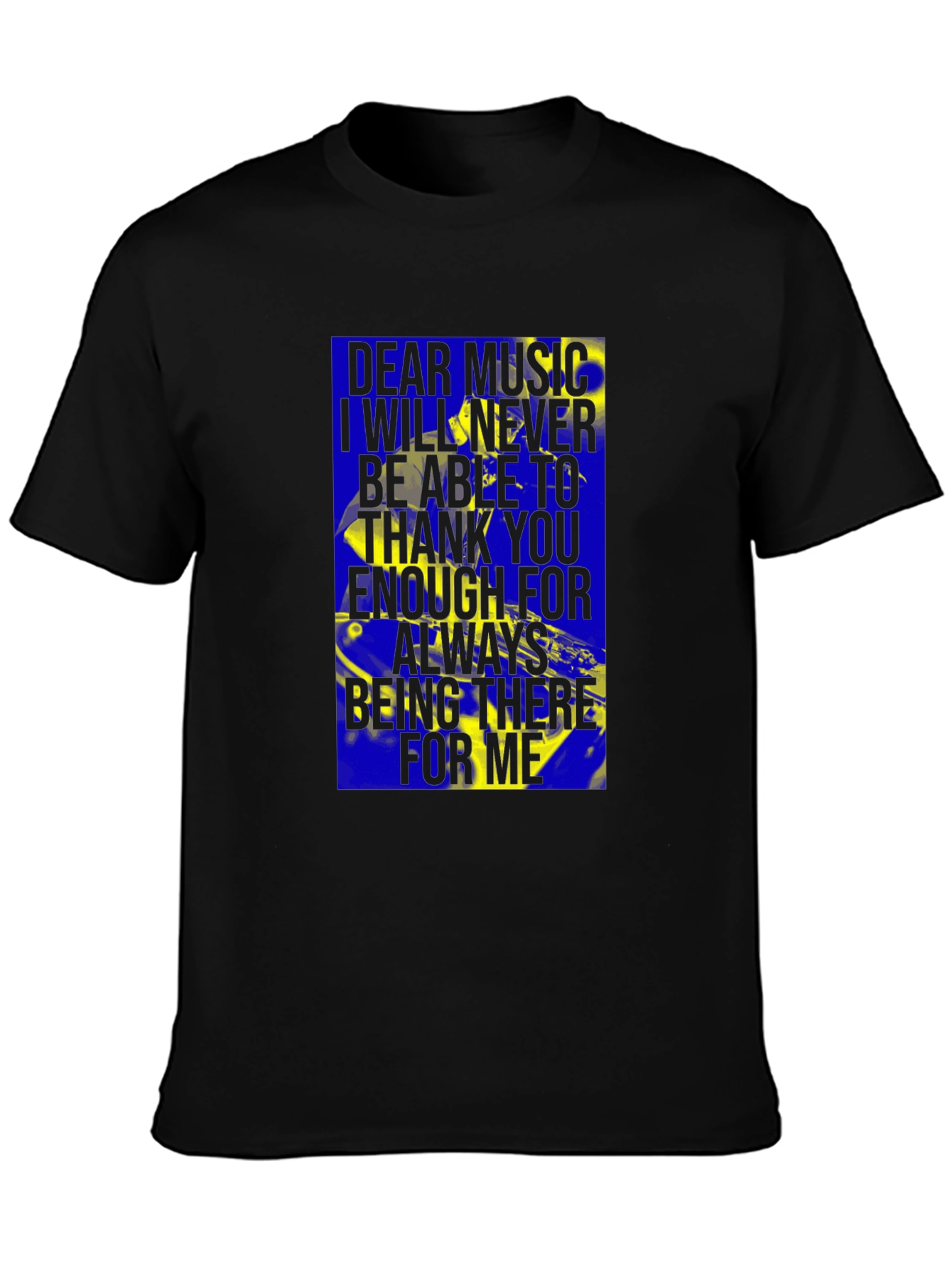 Dear Music Graphic T-Shirt - Comfort Fit
