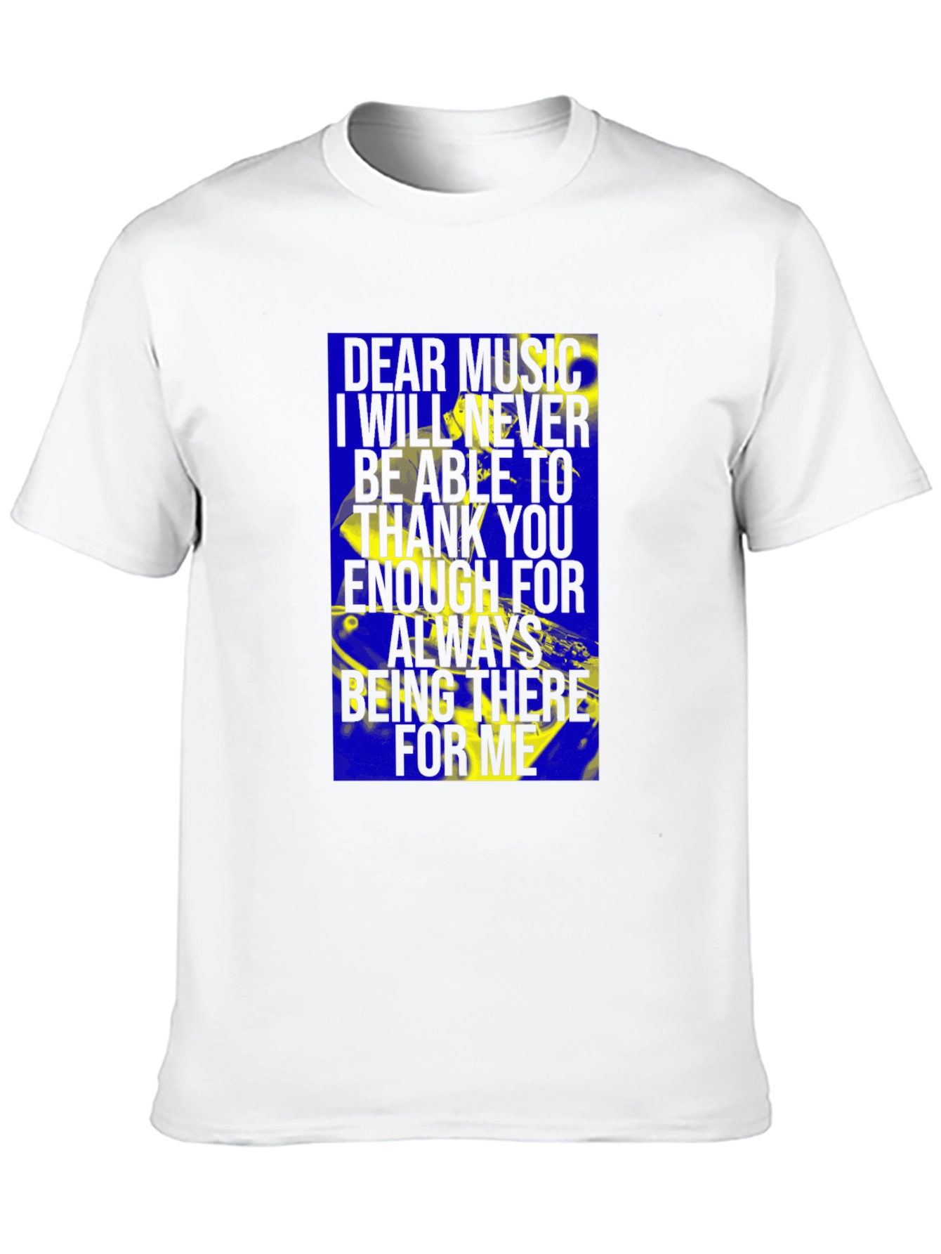 Dear Music Graphic T-Shirt - Comfort Fit