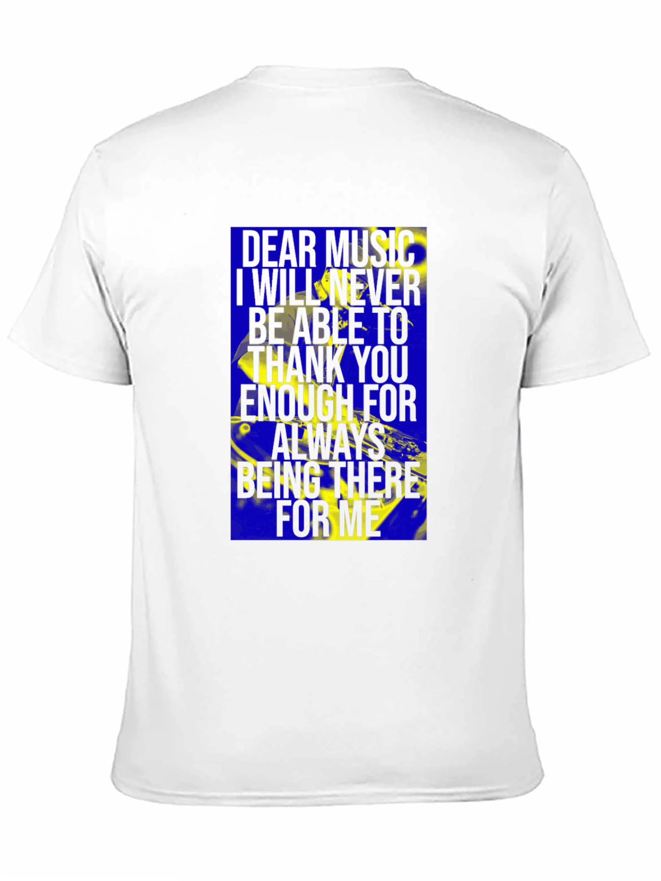 Dear Music Graphic T-Shirt - Comfort Fit