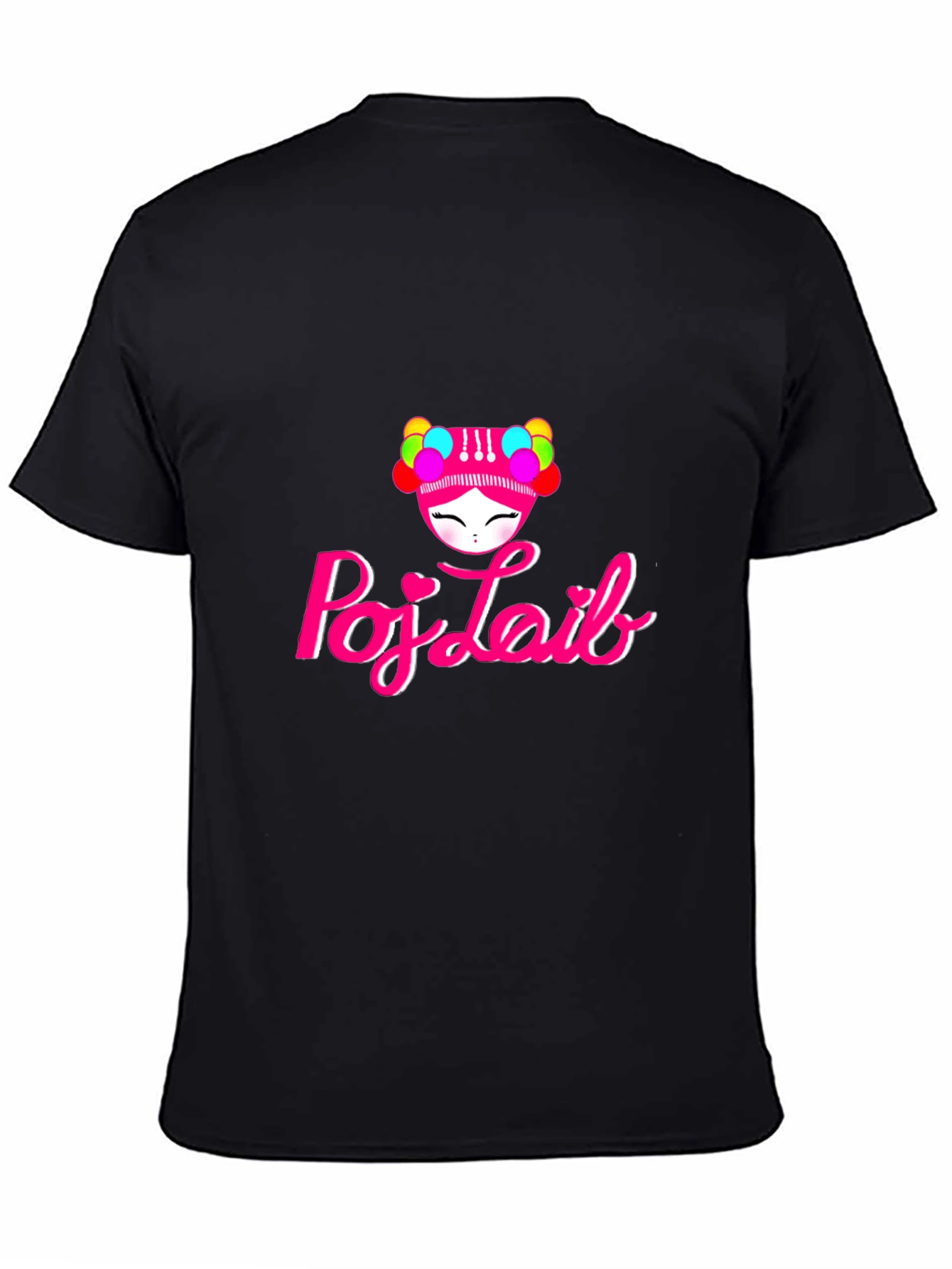 Poj-Laib Graphic Tee - Black T-Shirt