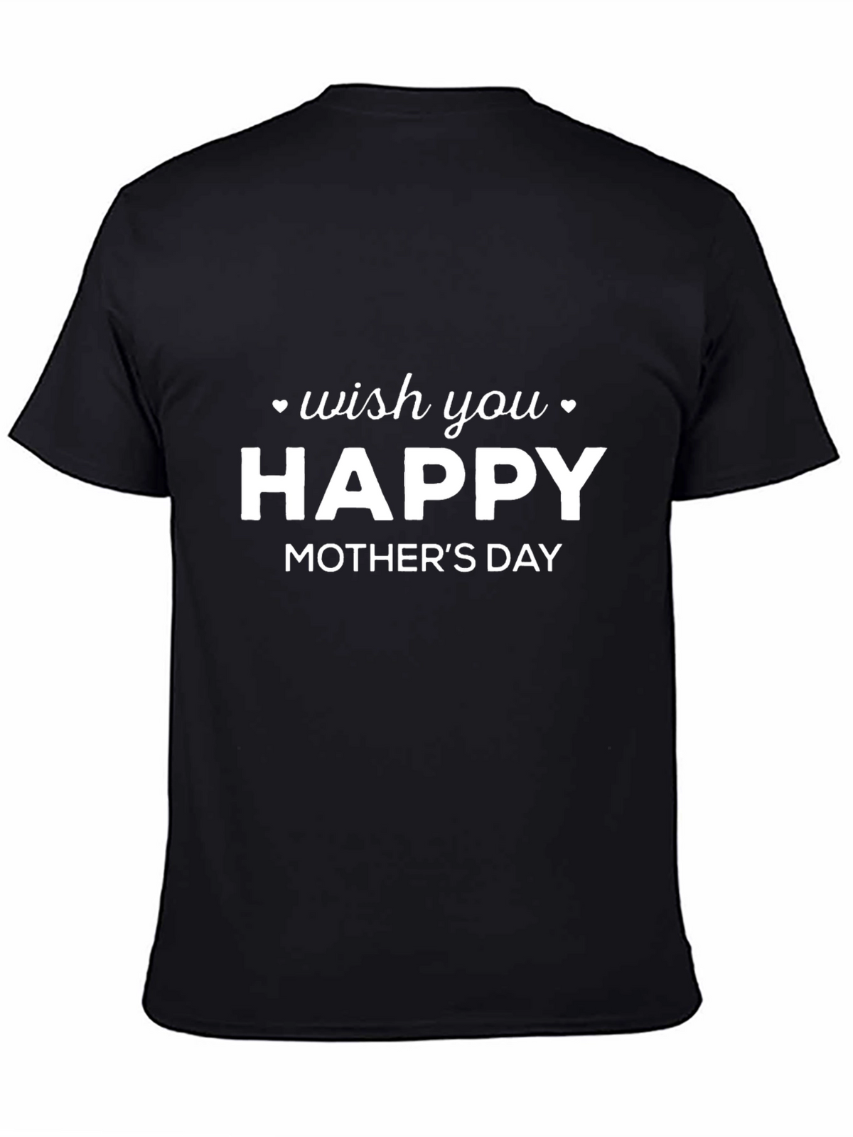 Happy Mothers Day T-Shirt Black