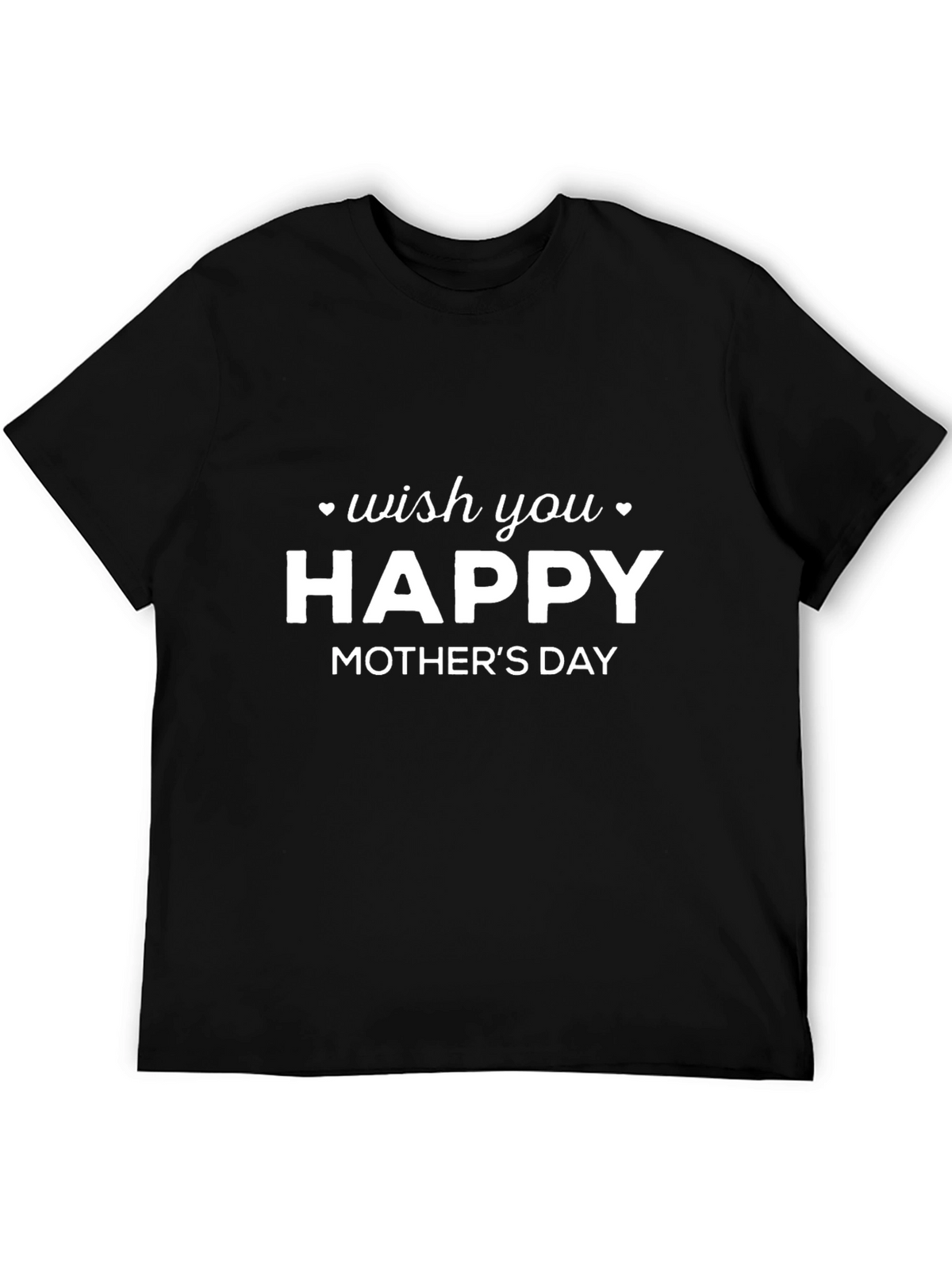Happy Mothers Day T-Shirt Black