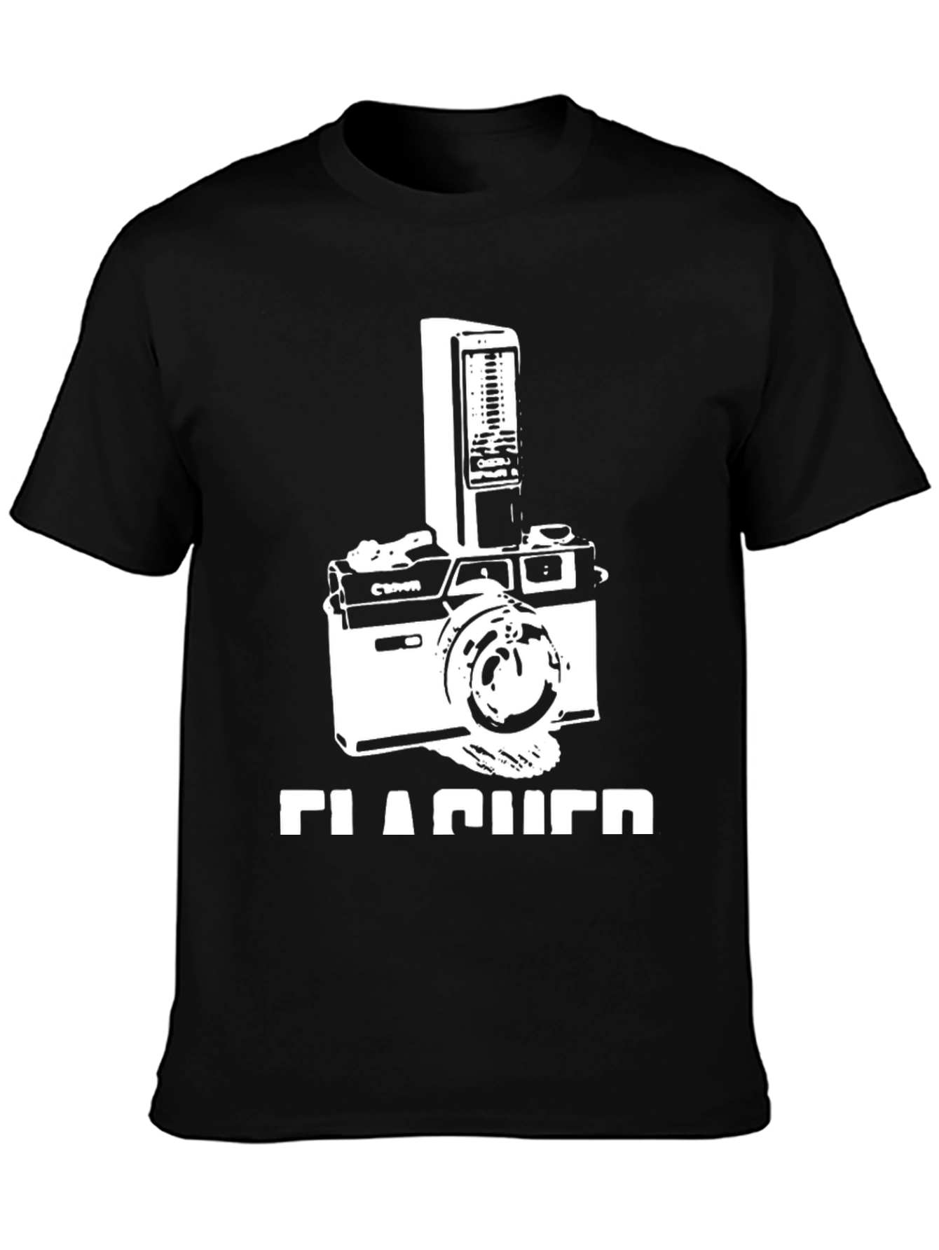 Retro Camera T-Shirt - Flasher Design
