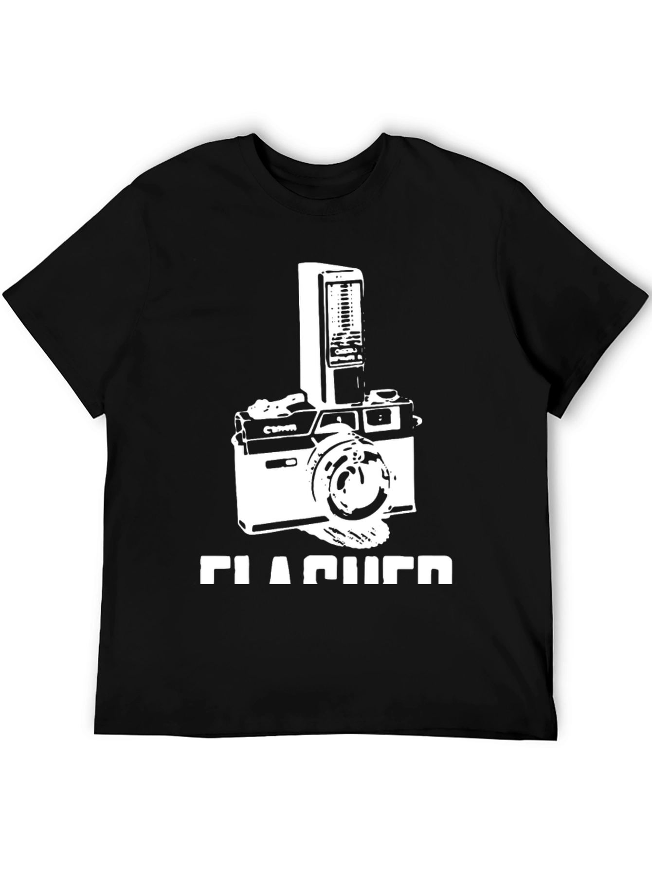 Retro Camera T-Shirt - Flasher Design