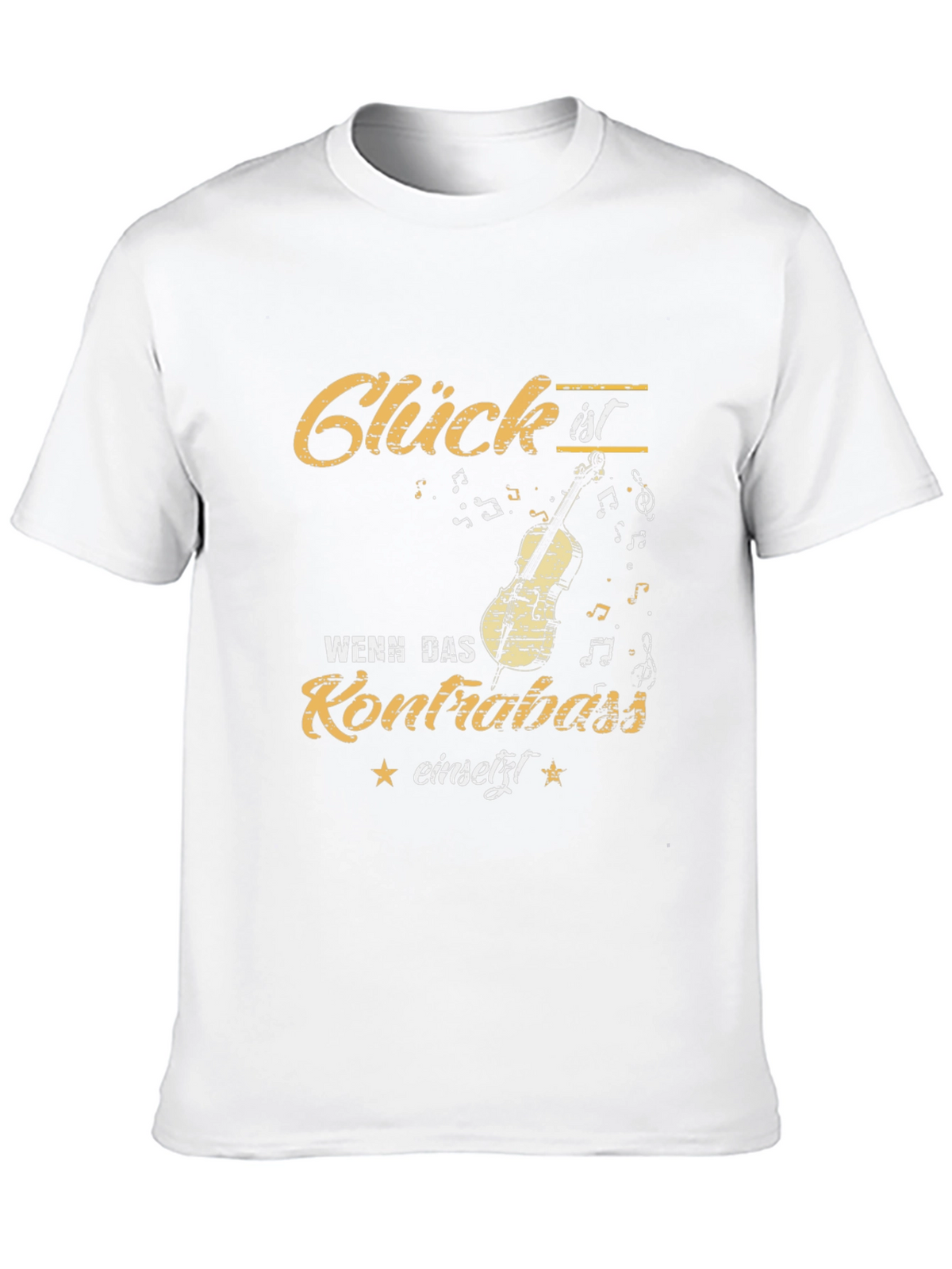 Glück ist Wenn Das Kontrabass Einsetzt T-Shirt