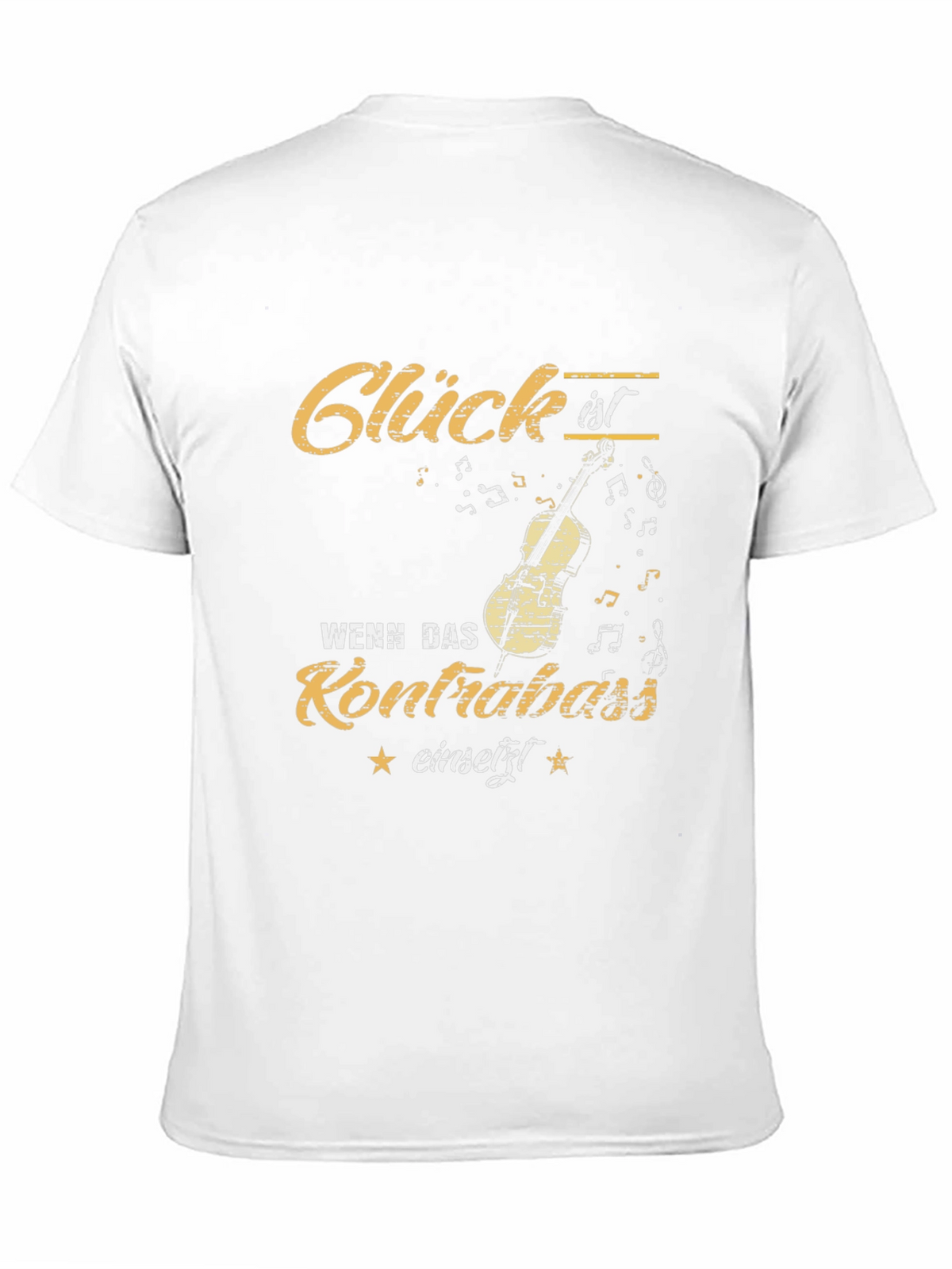 Glück ist Wenn Das Kontrabass Einsetzt T-Shirt