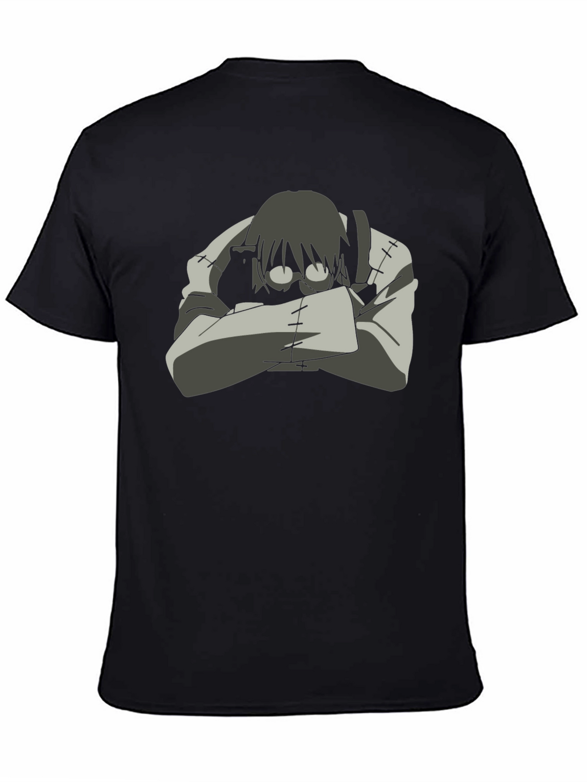 Soul Eater Stein Cosplay Black T-Shirt