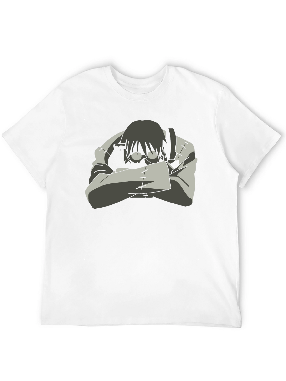 Soul Eater Stein Cosplay Black T-Shirt