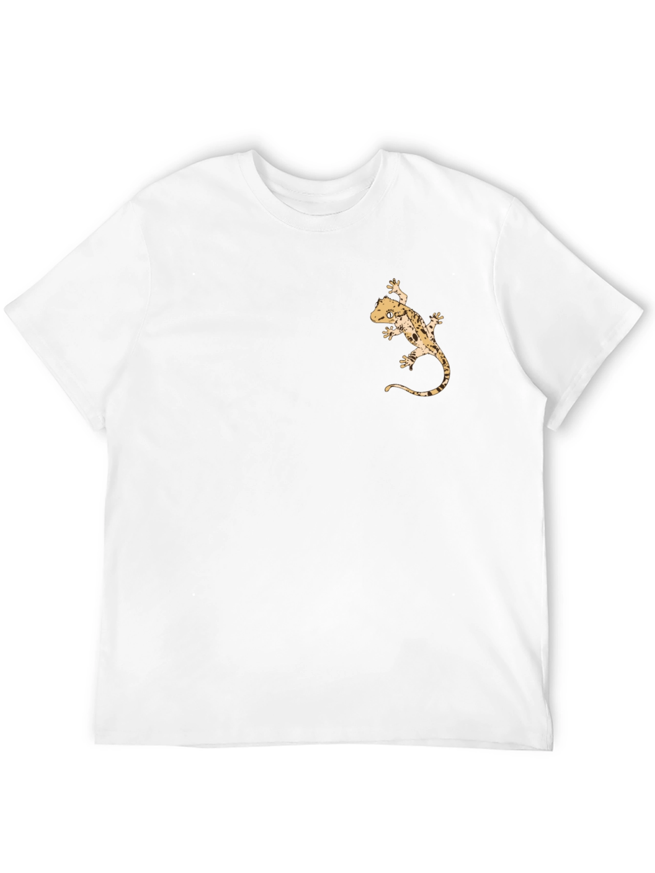 Crested Gecko Graphic Tee - Stylish Reptile Lover T-Shirt