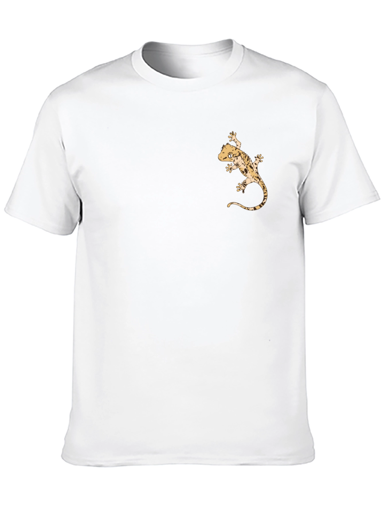 Crested Gecko Graphic Tee - Stylish Reptile Lover T-Shirt